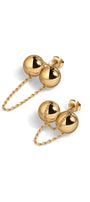 BRILLO 2-IN-1 EARRINGS IN 14K GOLD