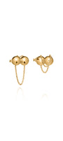 BRILLO 2-IN-1 EARRINGS IN STERLING SILVER
