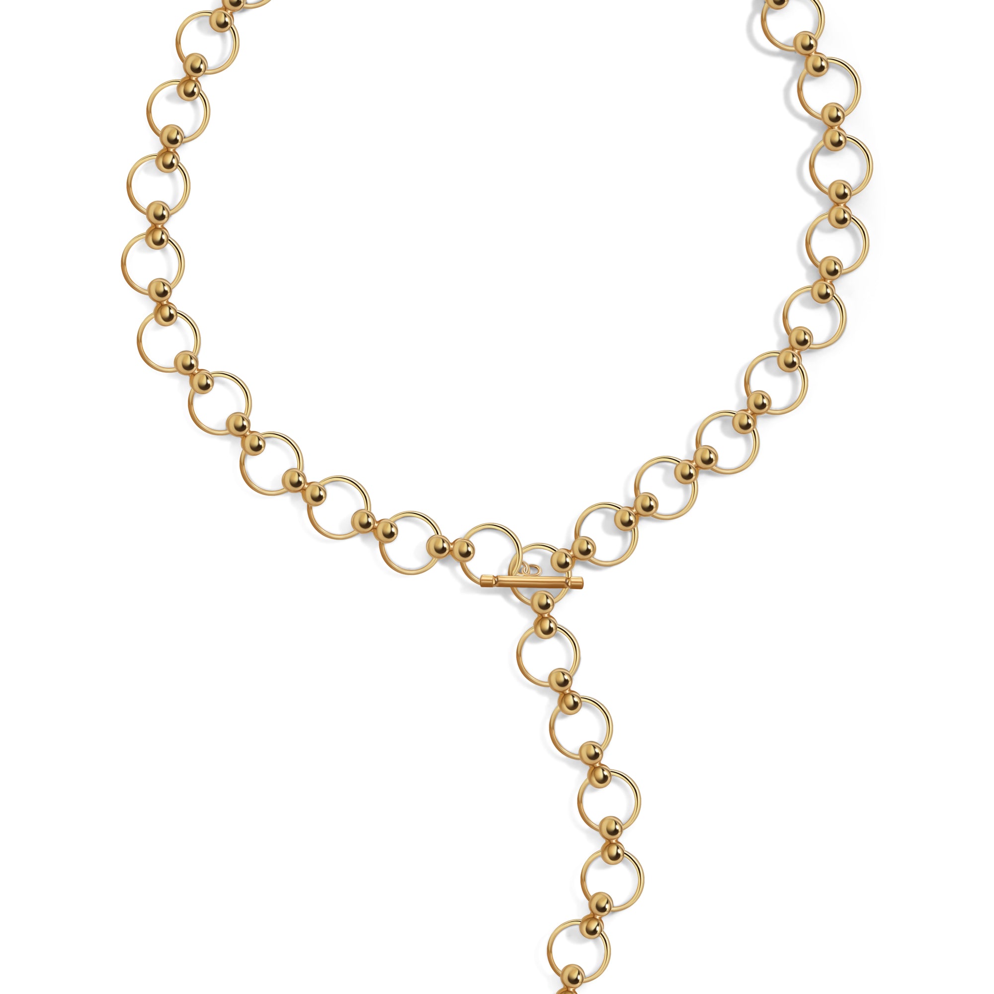 CENTRO CHICO 3-IN-1 NECKLACE IN 14K GOLD