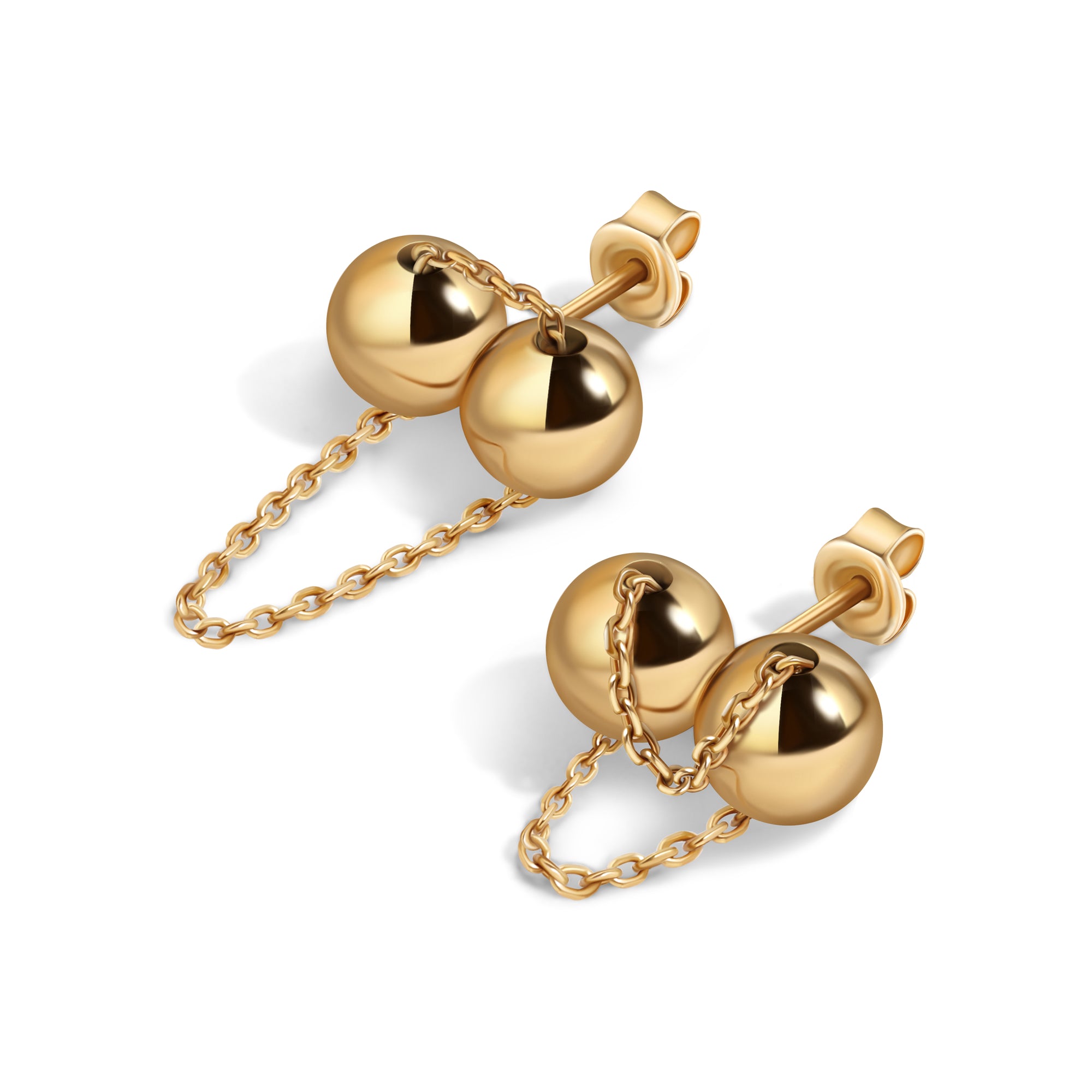 FUERTE 2-IN-1 EARRINGS IN 14K GOLD