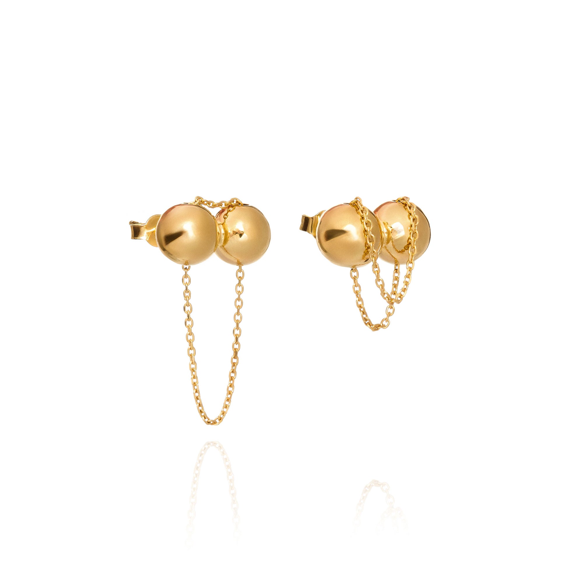FUERTE 2-IN-1 EARRINGS IN STERLING SILVER