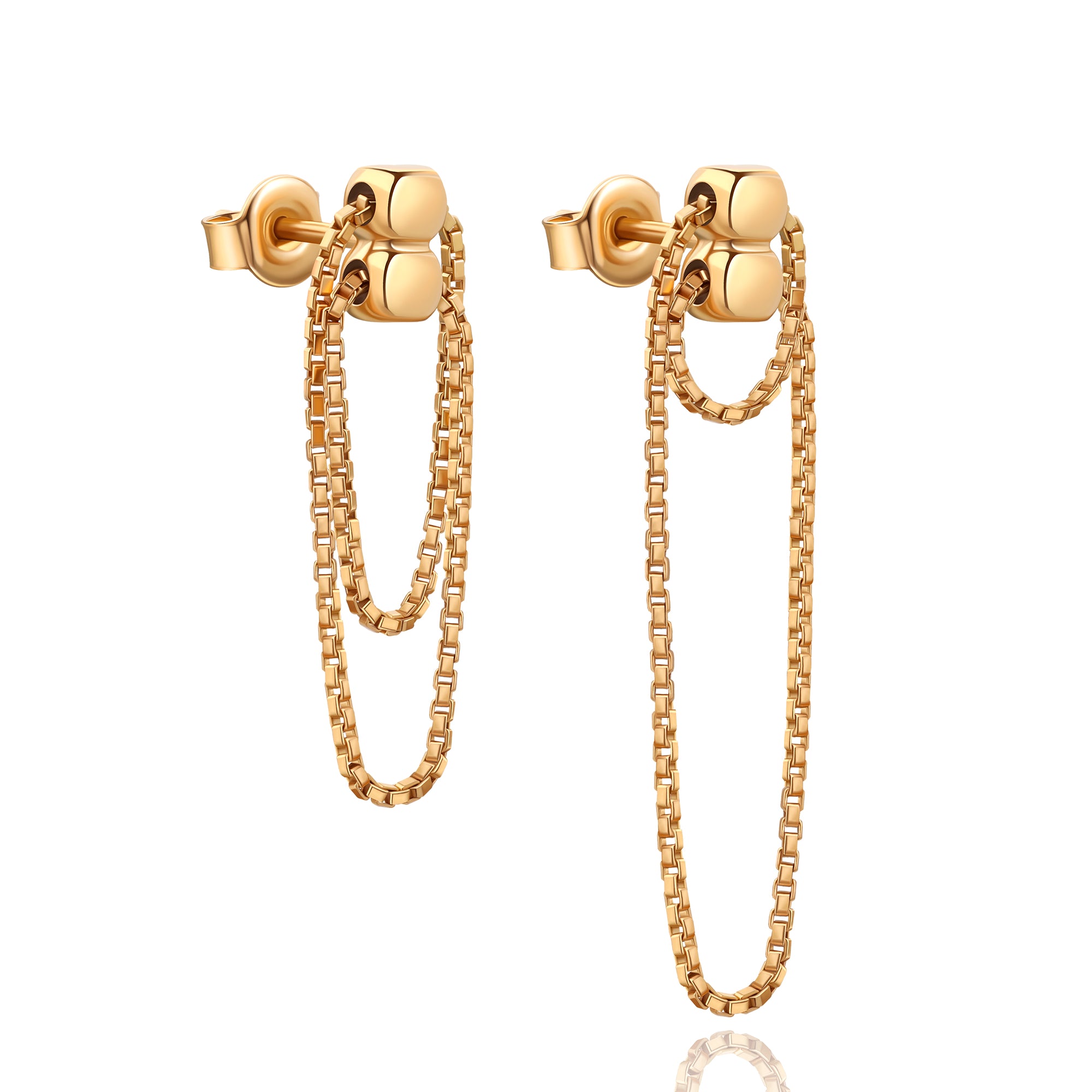URBE 3-IN-1 EARRINGS IN STERLING SILVER