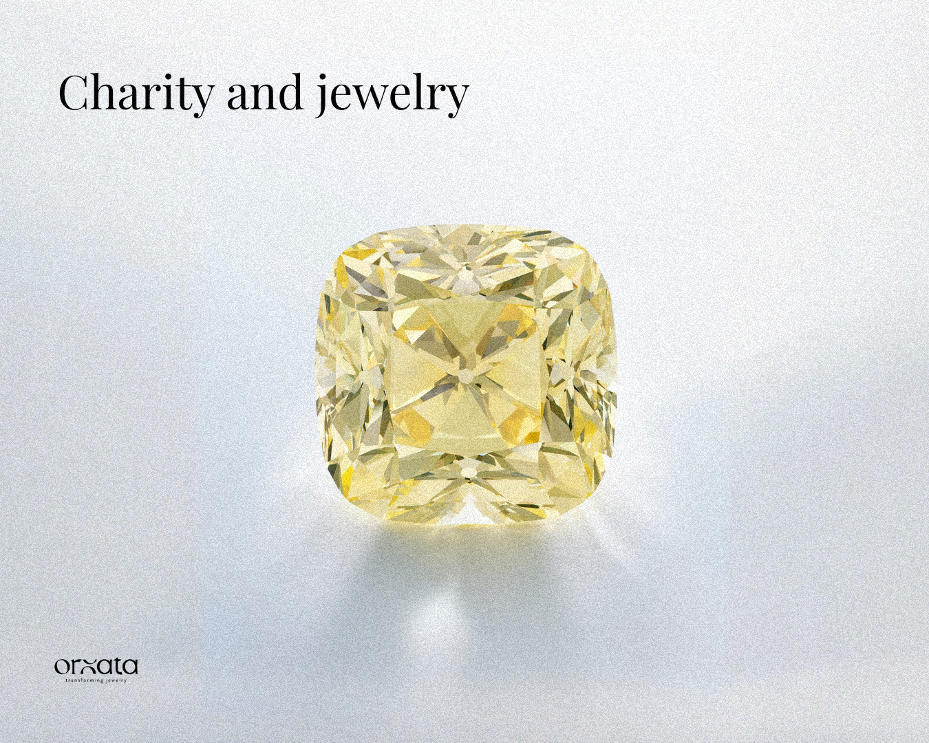 Jewelry in Charity - Red Cross Diamond
