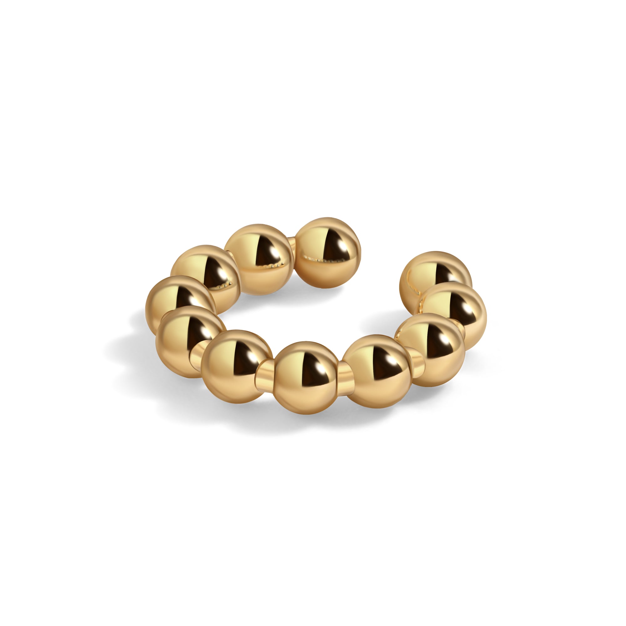 BOLA EAR CUFF IN 14K GOLD