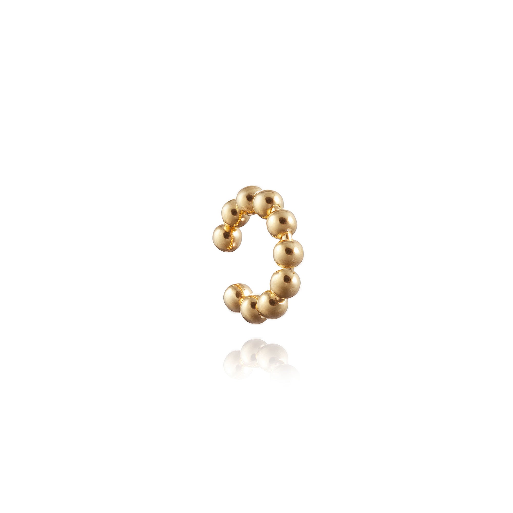 BOLA EAR CUFF IN STERLING SILVER