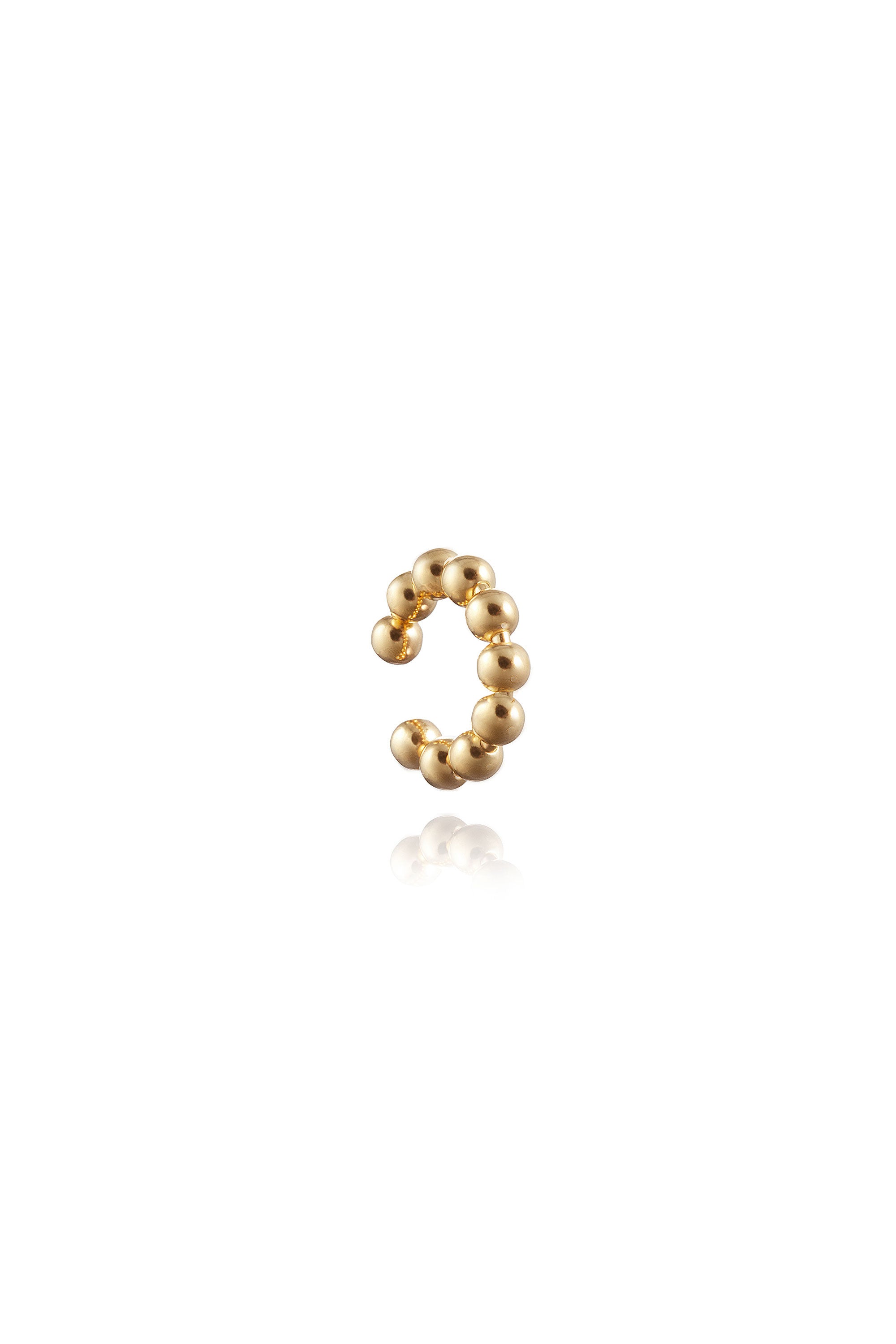 BOLA EAR CUFF IN STERLING SILVER
