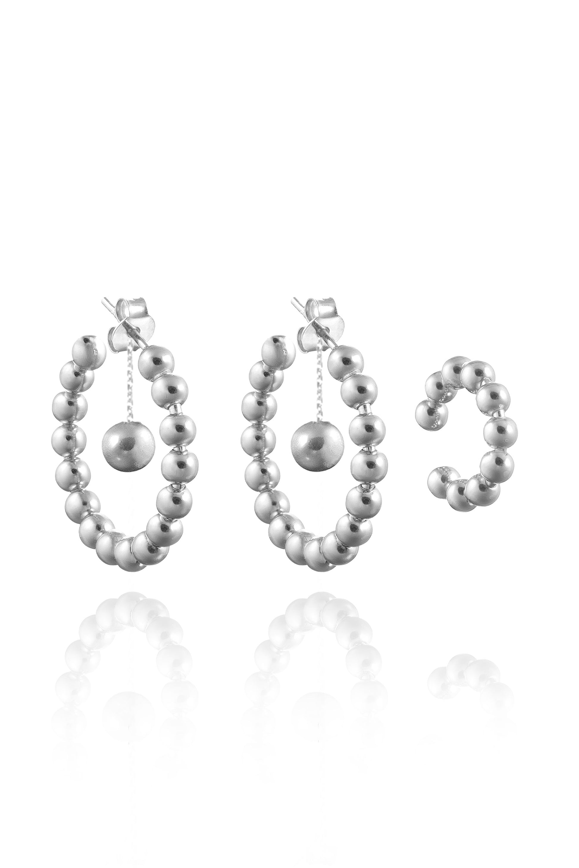 BOLA 3-IN-1 SET IN STERLING SILVER
