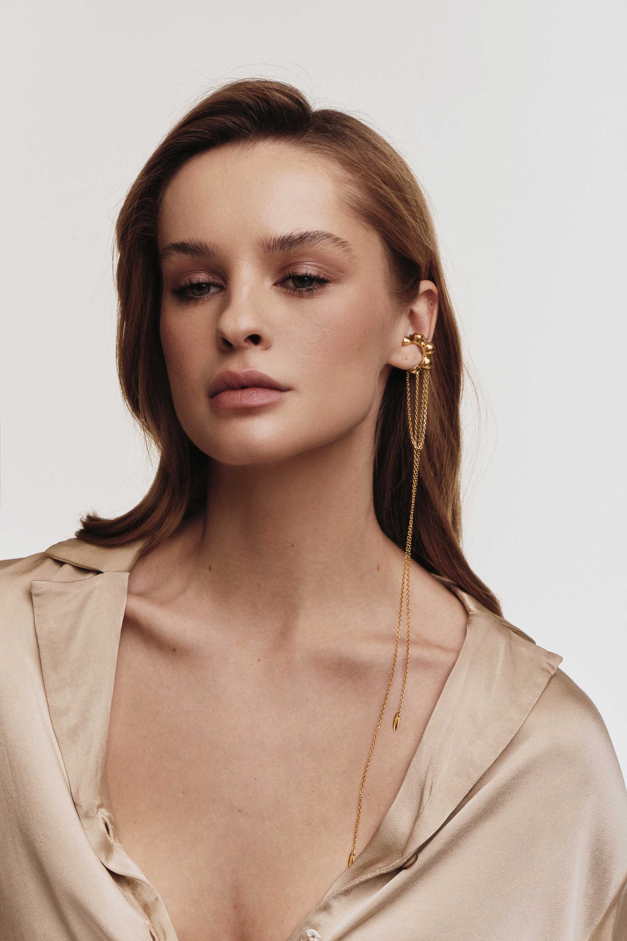 MALVA 7-IN-1 CUFF-NECKLACE IN 14K GOLD