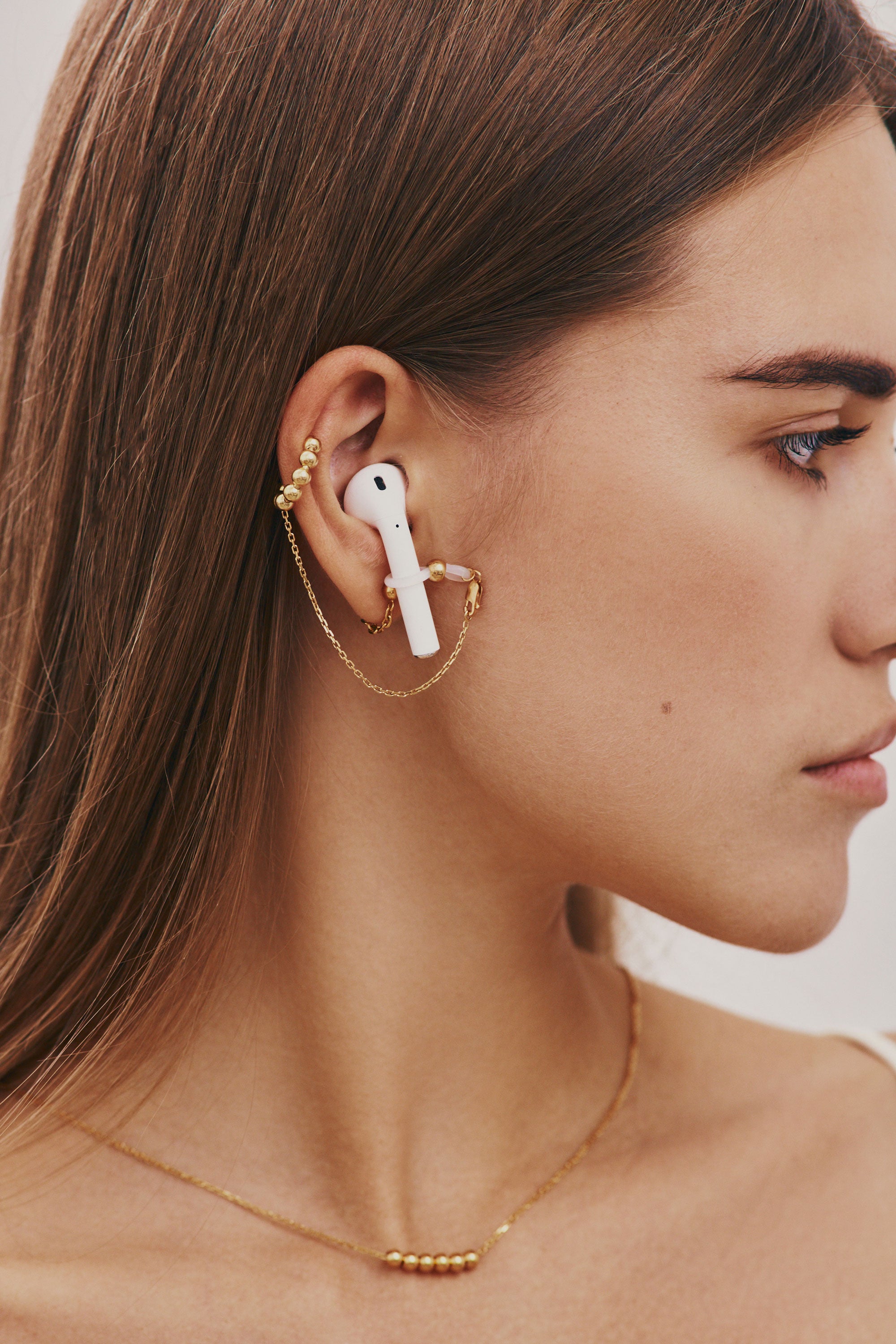 2-IN-1 EAR CUFFS FOR AIRPODS & EARRINGS IN 14K GOLD