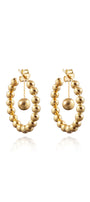 BOLA 2-IN-1 EARRINGS IN STERLING SILVER