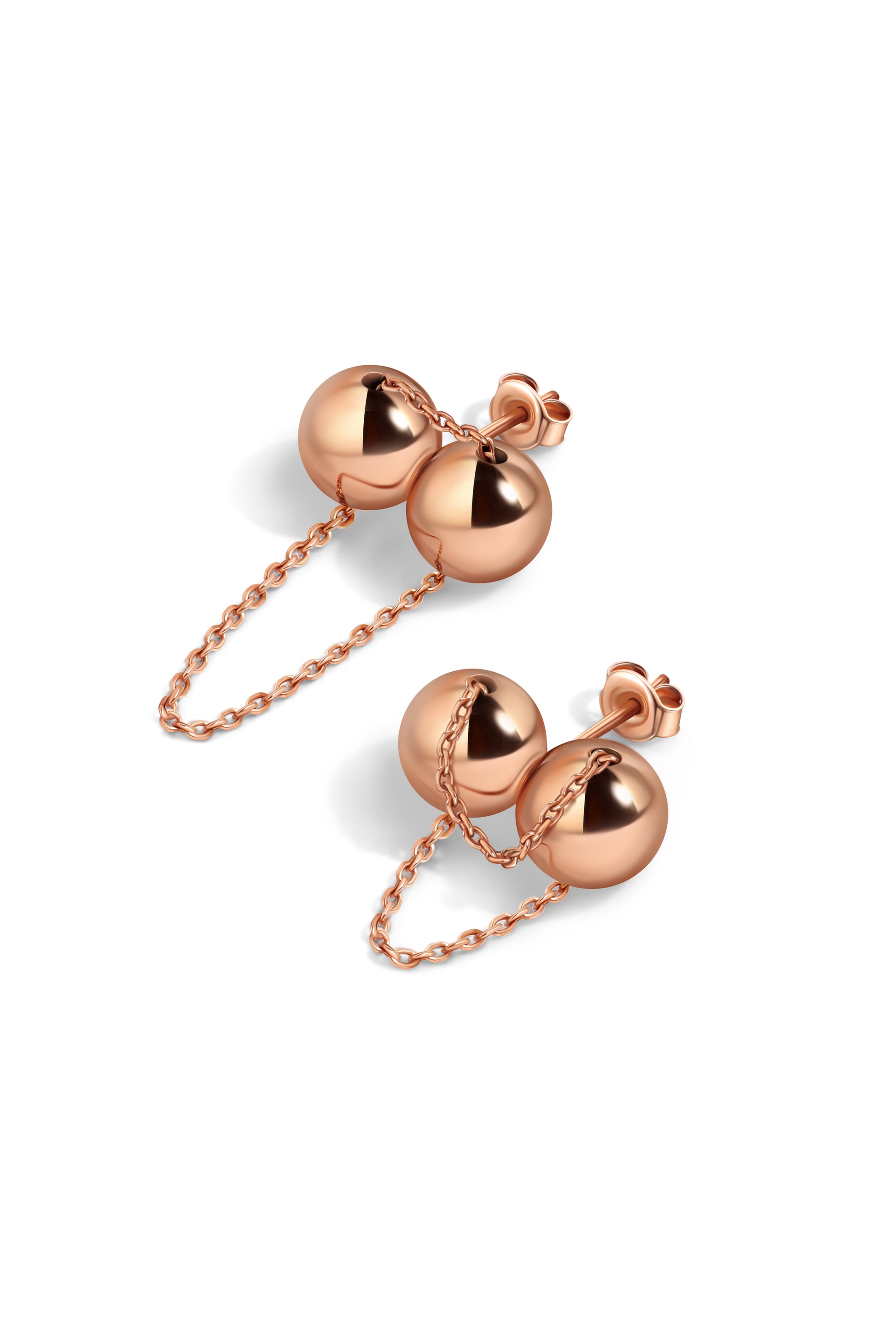 BRILLO 2-IN-1 EARRINGS IN 14K GOLD