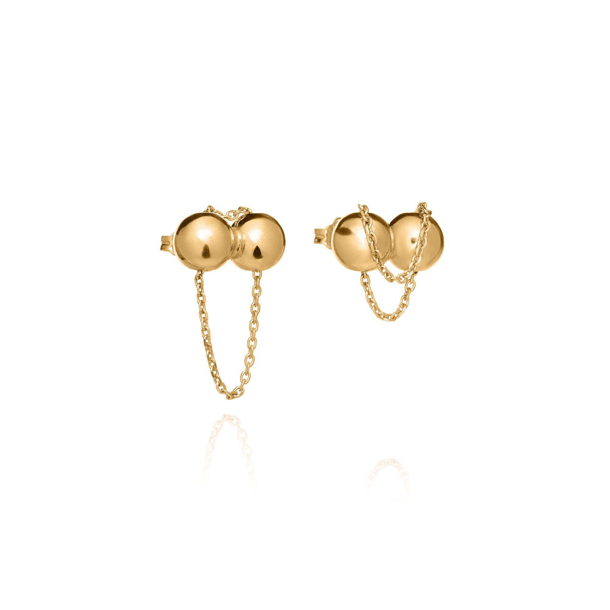 BRILLO 2-IN-1 EARRINGS IN STERLING SILVER