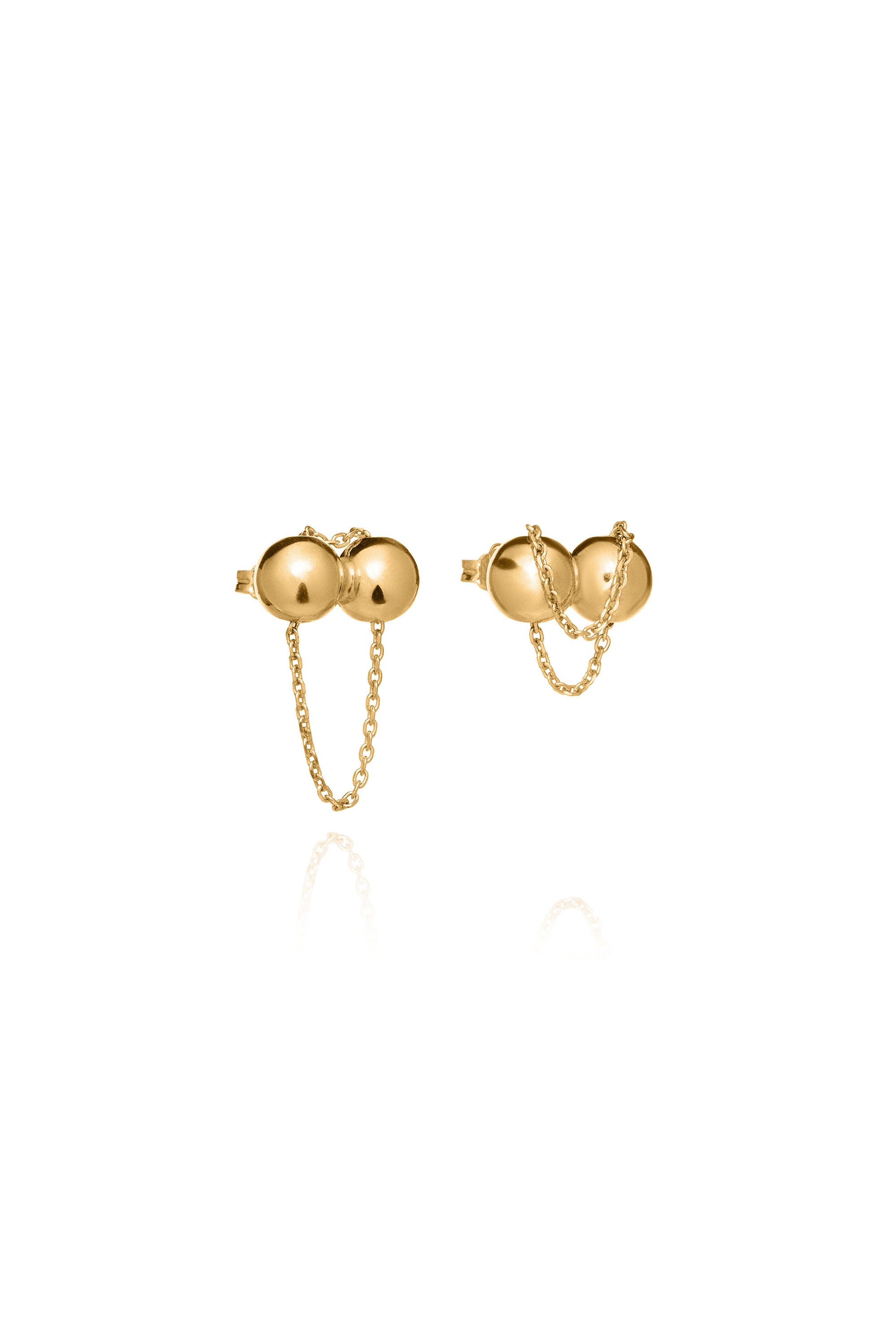 BRILLO 2-IN-1 EARRINGS IN STERLING SILVER