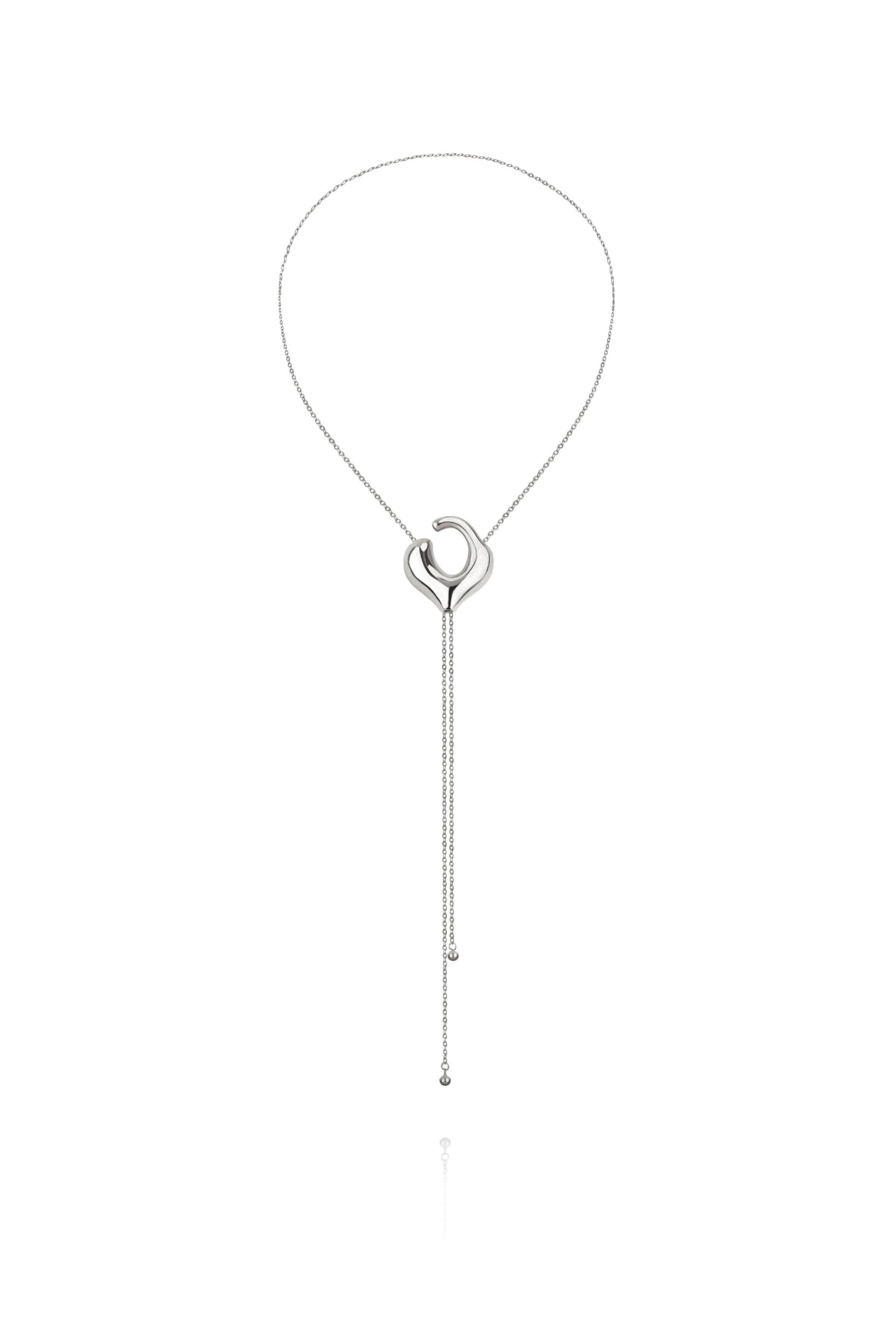 CARIÑO 7-IN-1 CUFF-NECKLACE IN STERLING SILVER