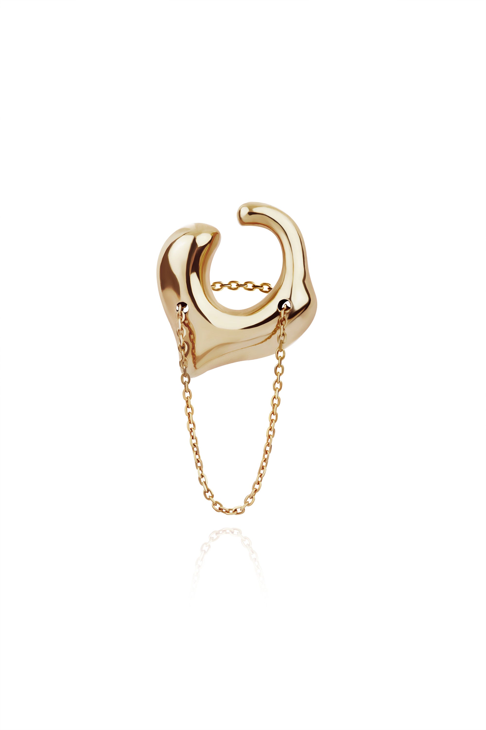 CARIÑO 3-IN-1 CUFF-RING IN STERLING SILVER