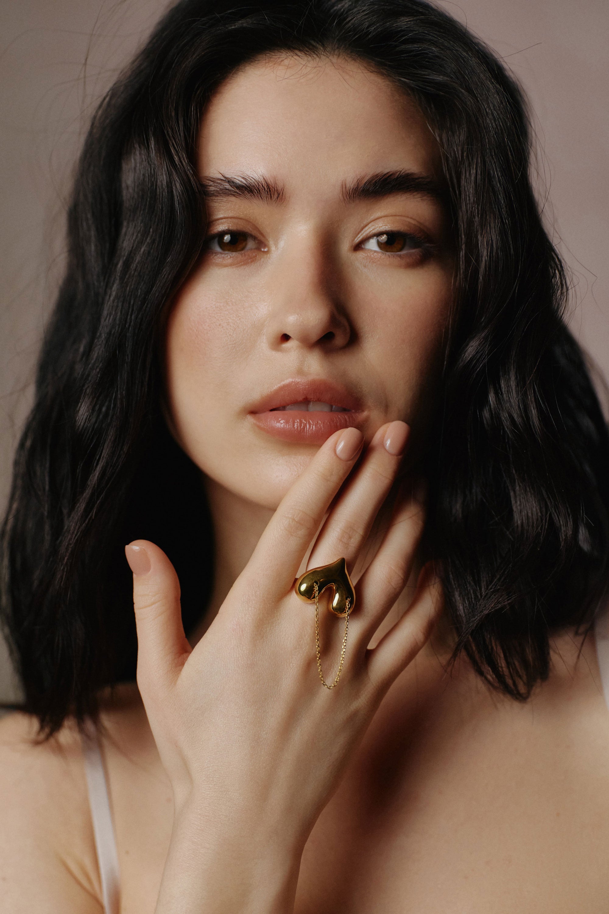CARIÑO 2-IN-1 RING IN 14K GOLD