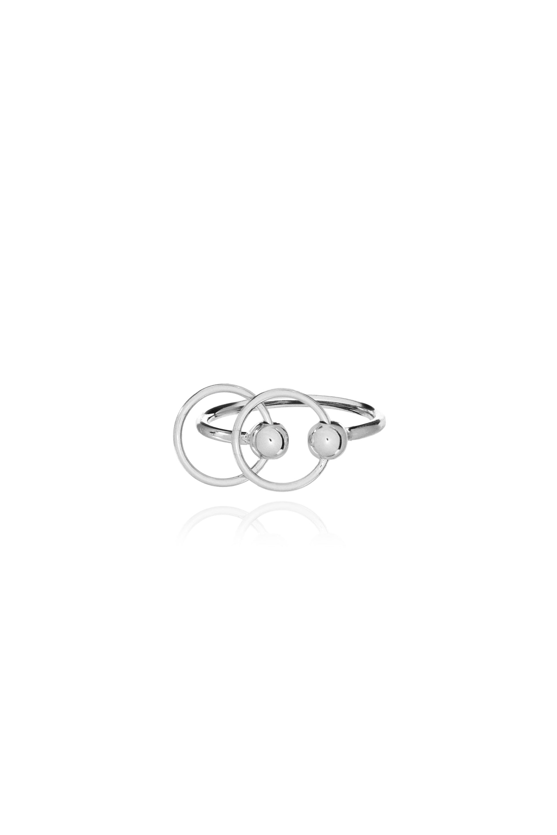 CENTRO CHICO 2-IN-1 RING IN STERLING SILVER