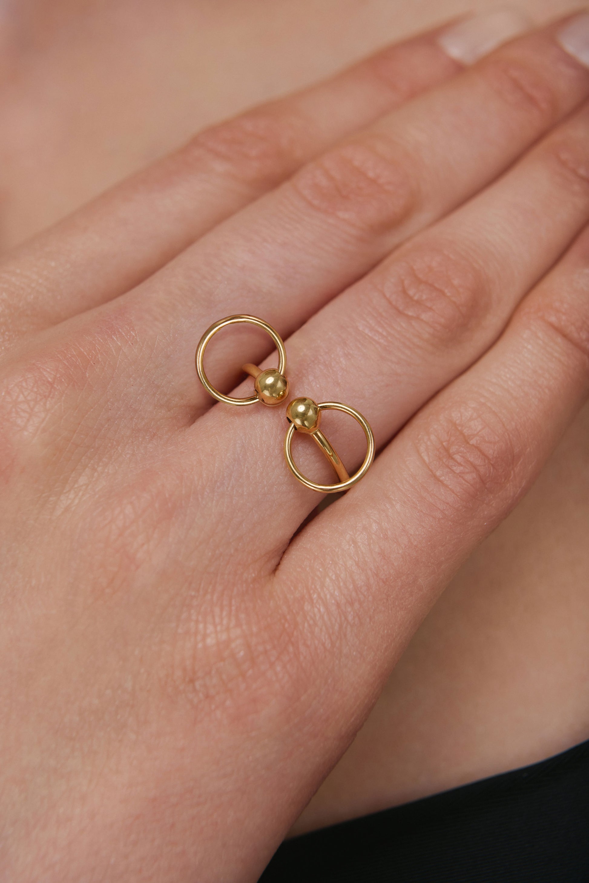 CENTRO CHICO 2-IN-1 RING IN 14K GOLD