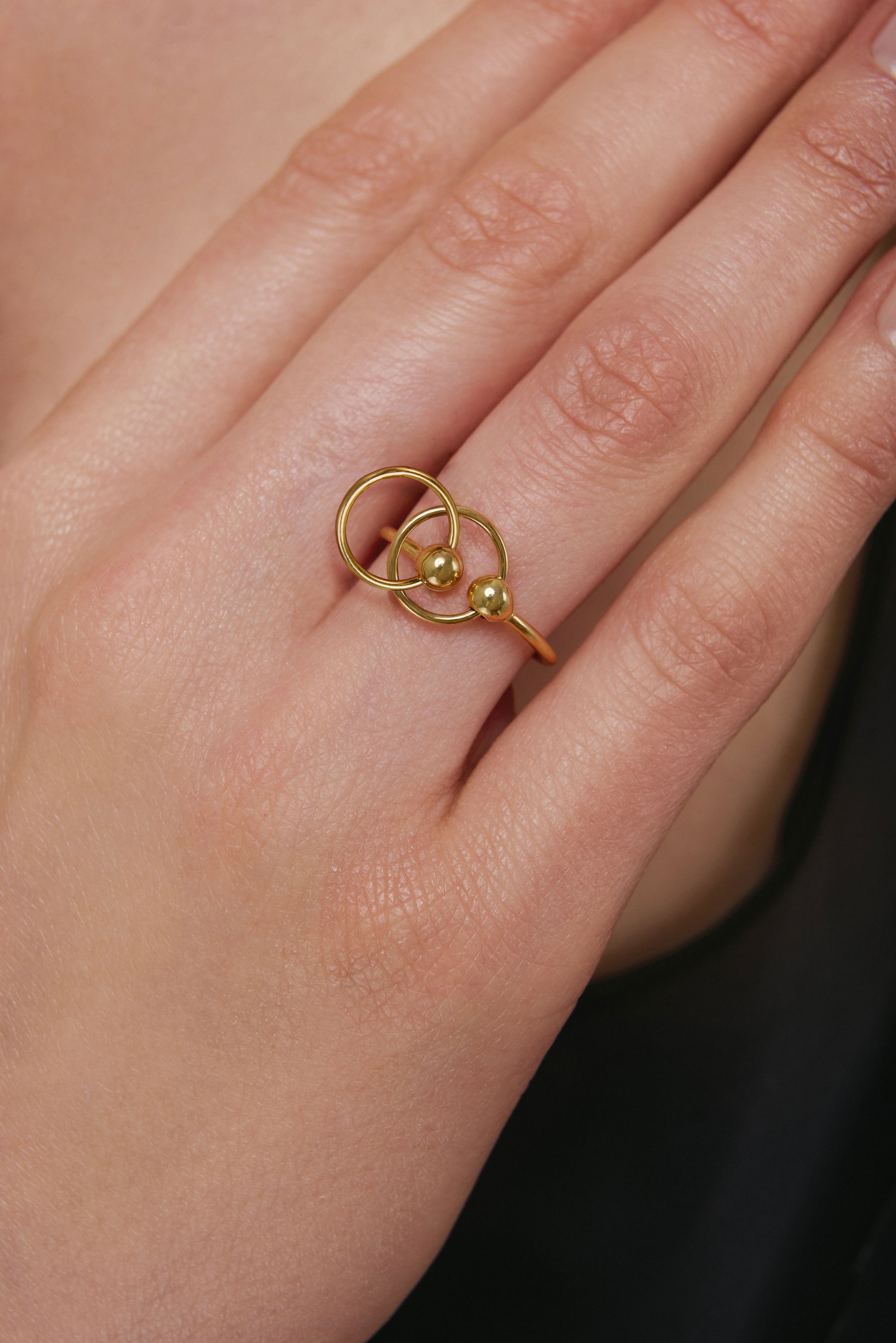 CENTRO CHICO 2-IN-1 RING IN 14K GOLD