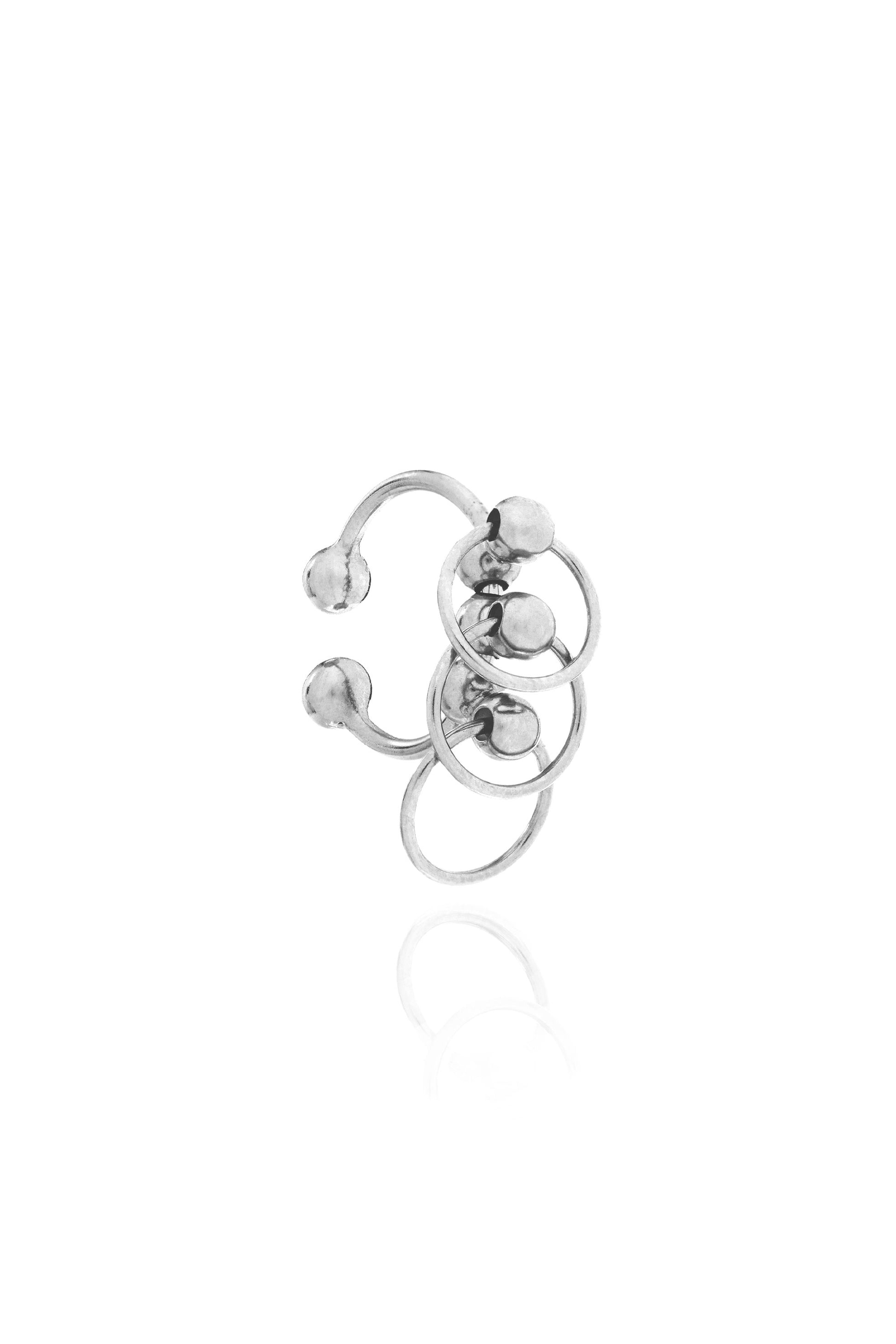 CENTRO 3-IN-1 EAR CUFF IN 14K GOLD
