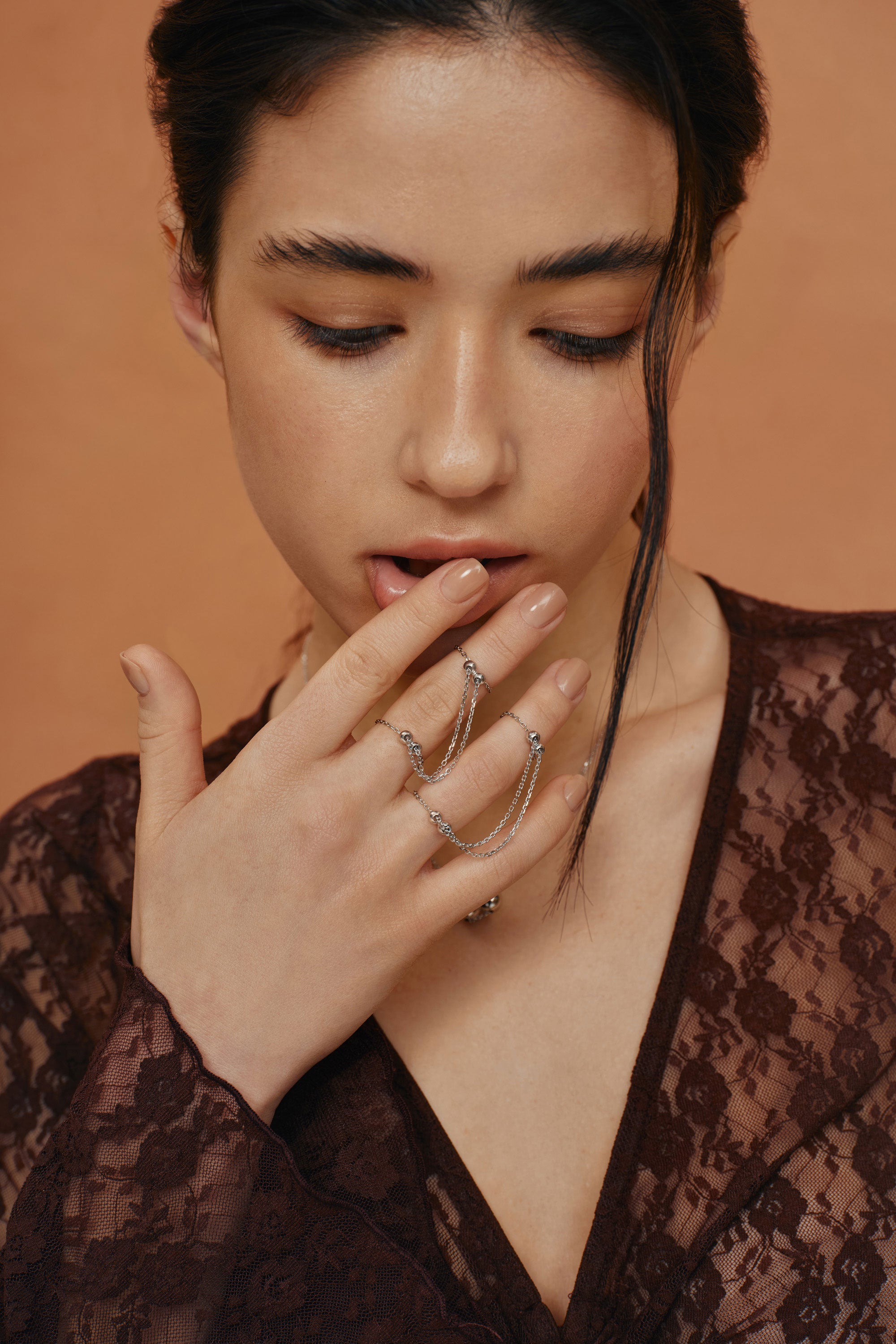 DOS 3-IN-1 RING IN STERLING SILVER