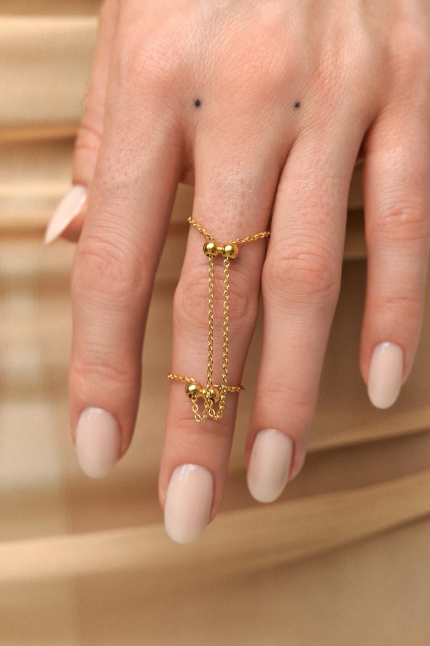 DOS 3-IN-1 RING IN 14K GOLD