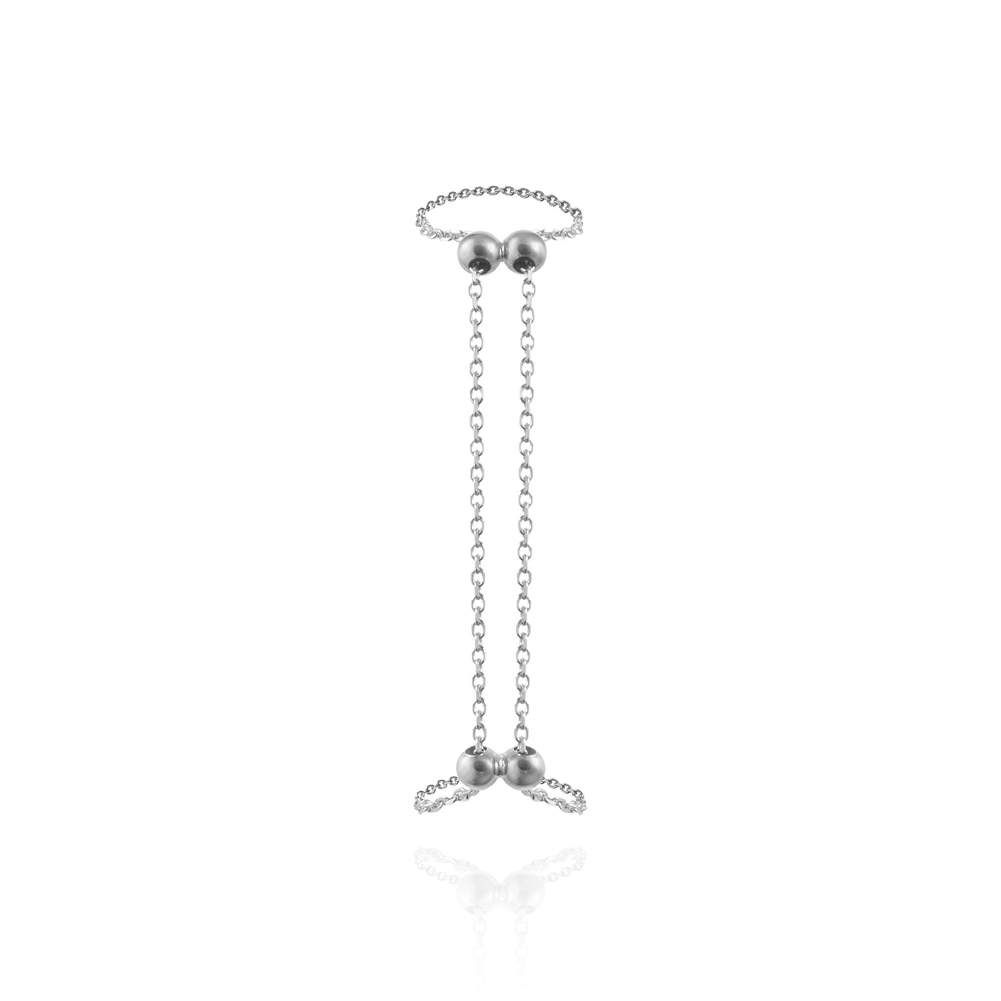 DOS 3-IN-1 RING IN STERLING SILVER