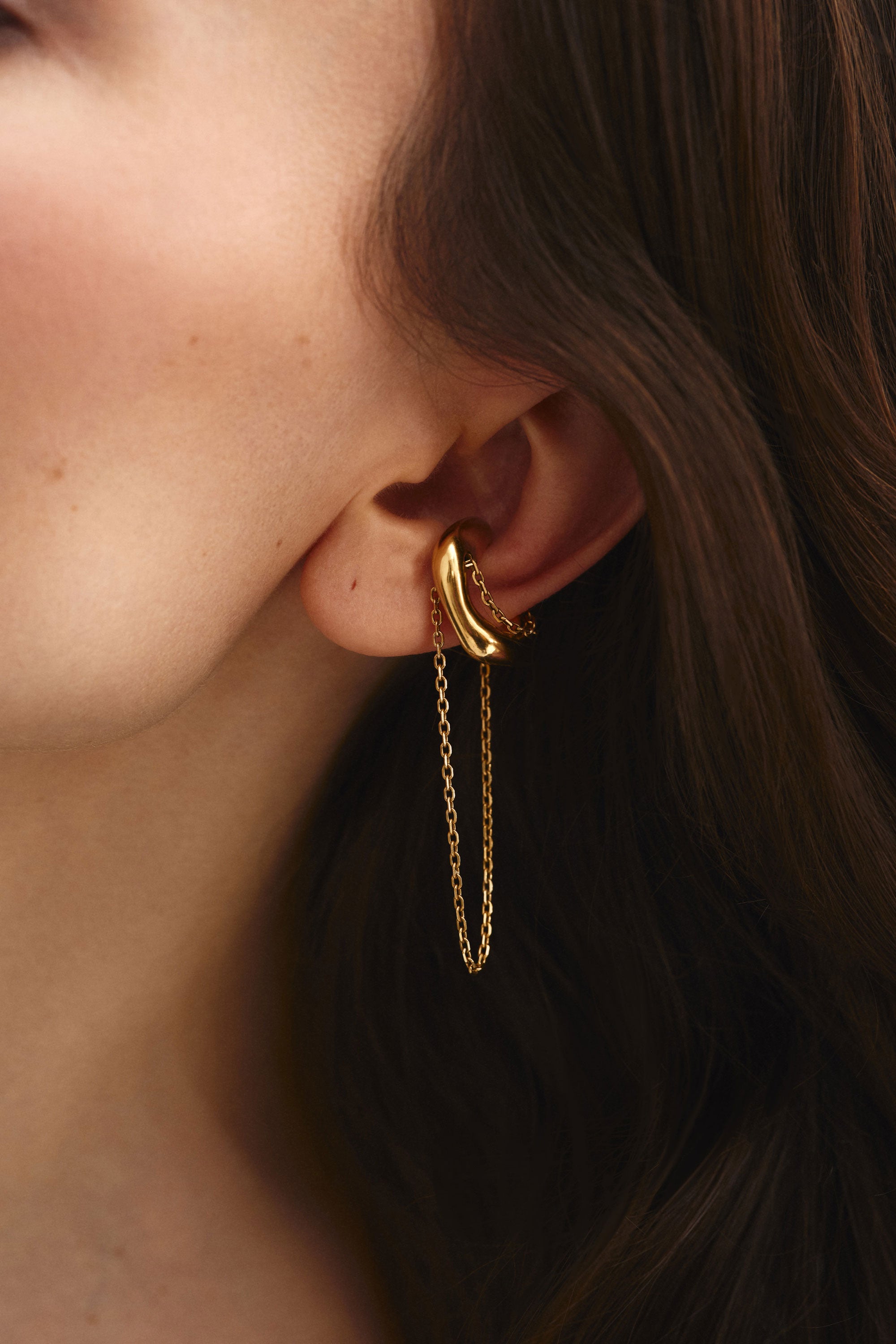 ENTERO 3-IN-1 CUFF-RING IN 14K GOLD