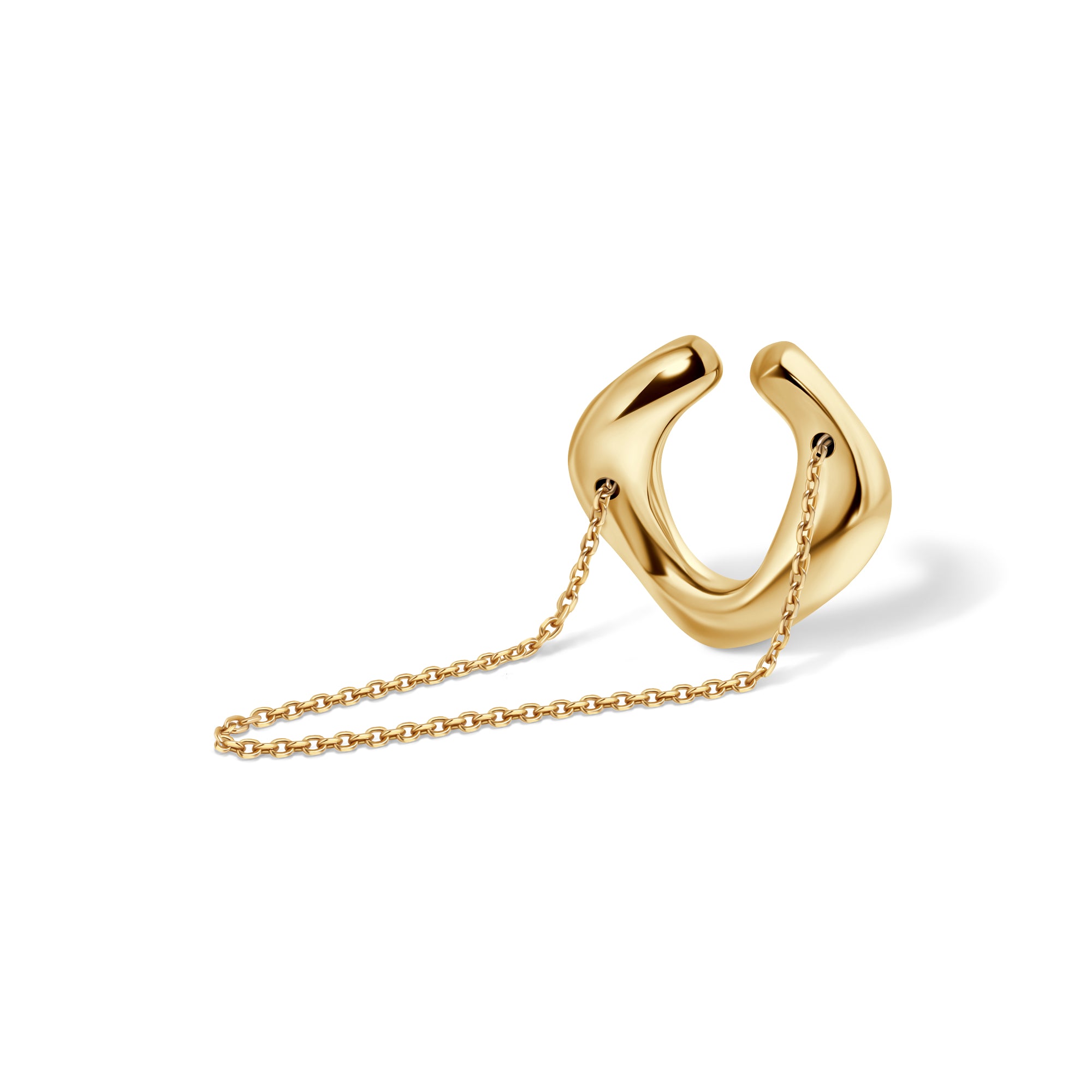 ENTERO 3-IN-1 CUFF-RING IN 14K GOLD
