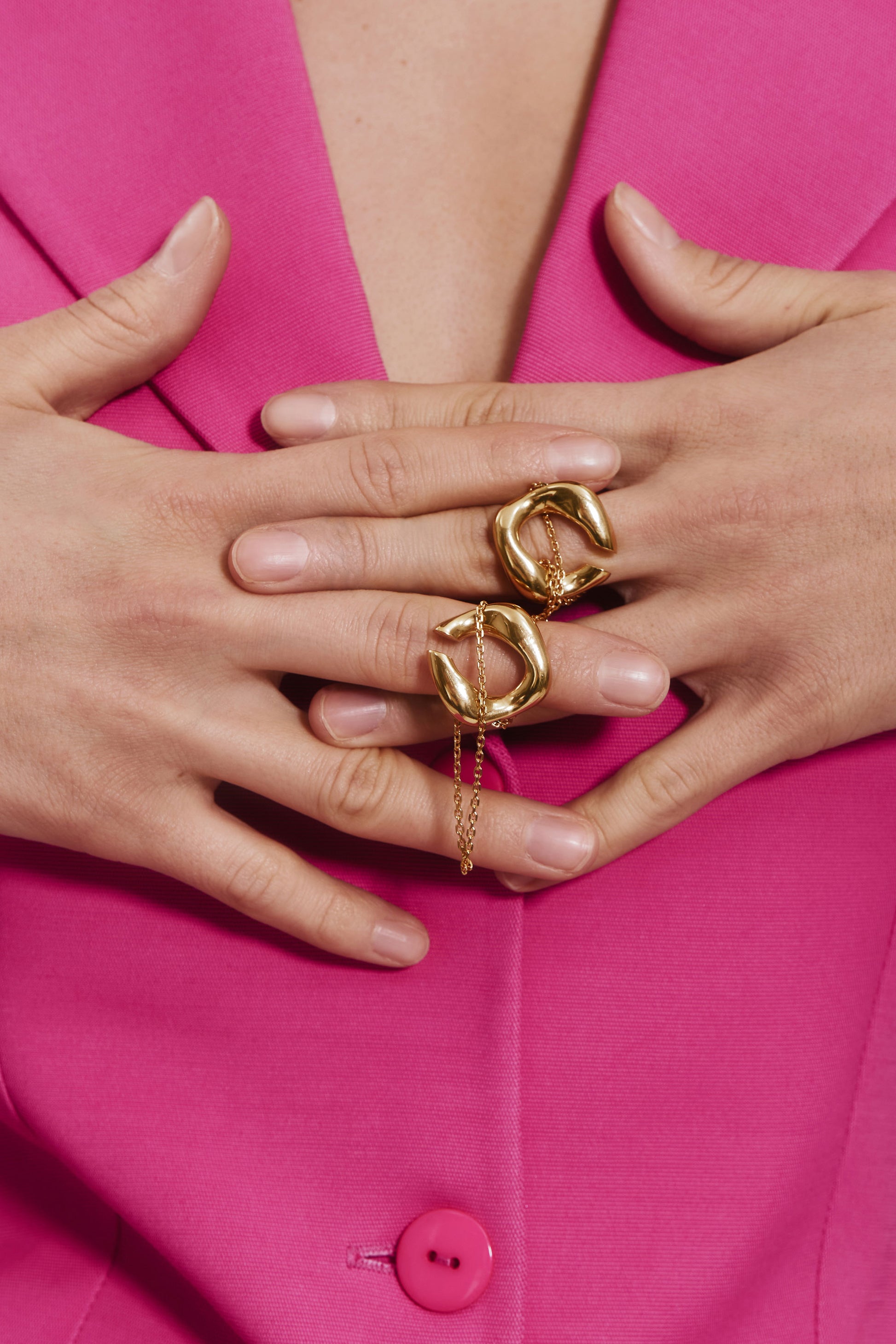 ENTERO 3-IN-1 CUFF-RING IN 14K GOLD
