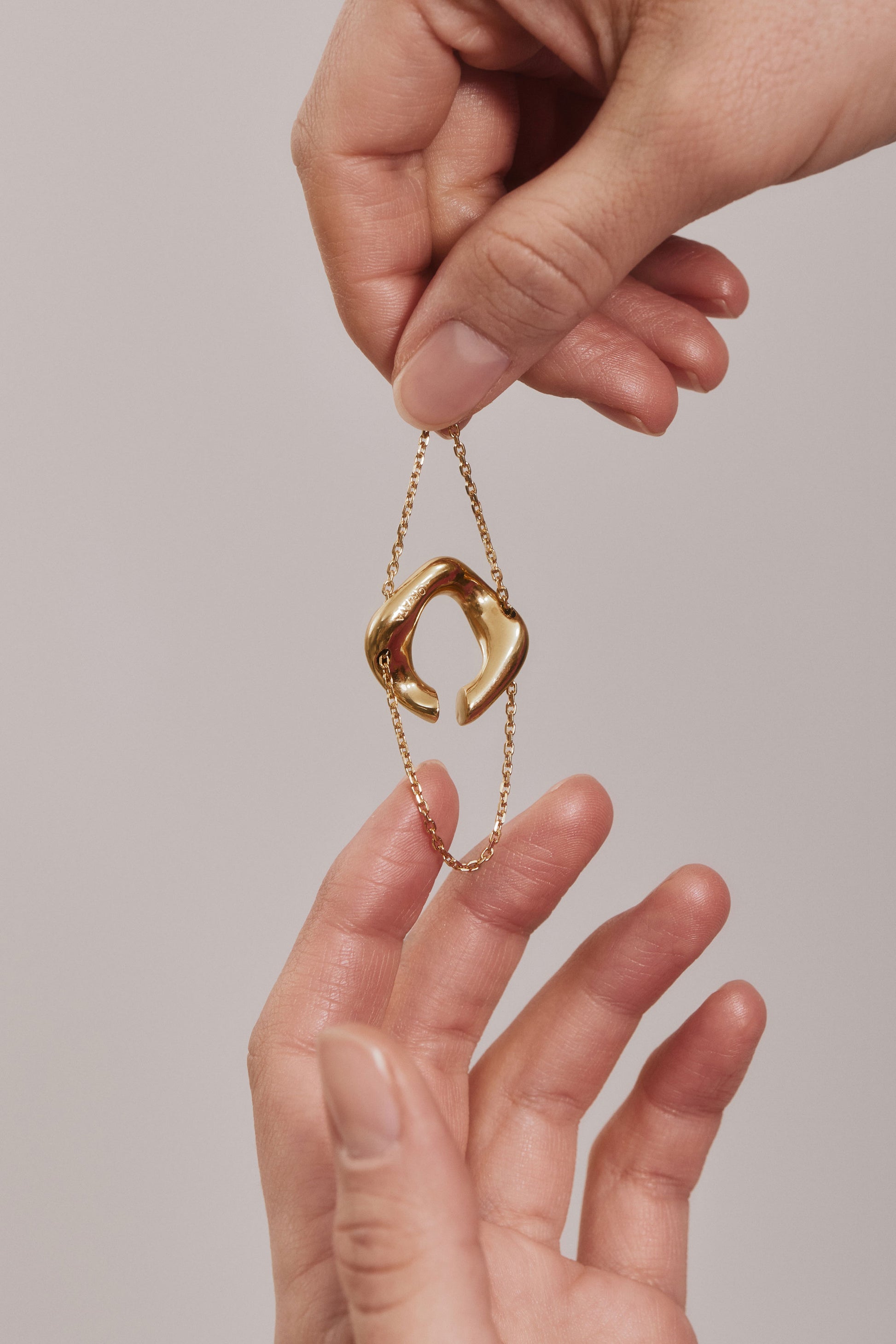 ENTERO 3-IN-1 CUFF-RING IN 14K GOLD