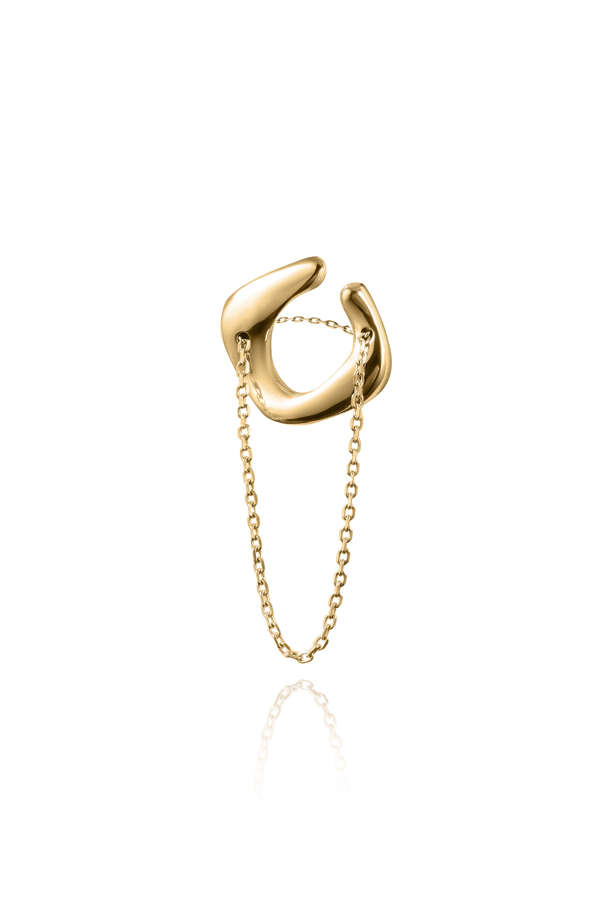 ENTERO 3-IN-1 CUFF-RING IN STERLING SILVER
