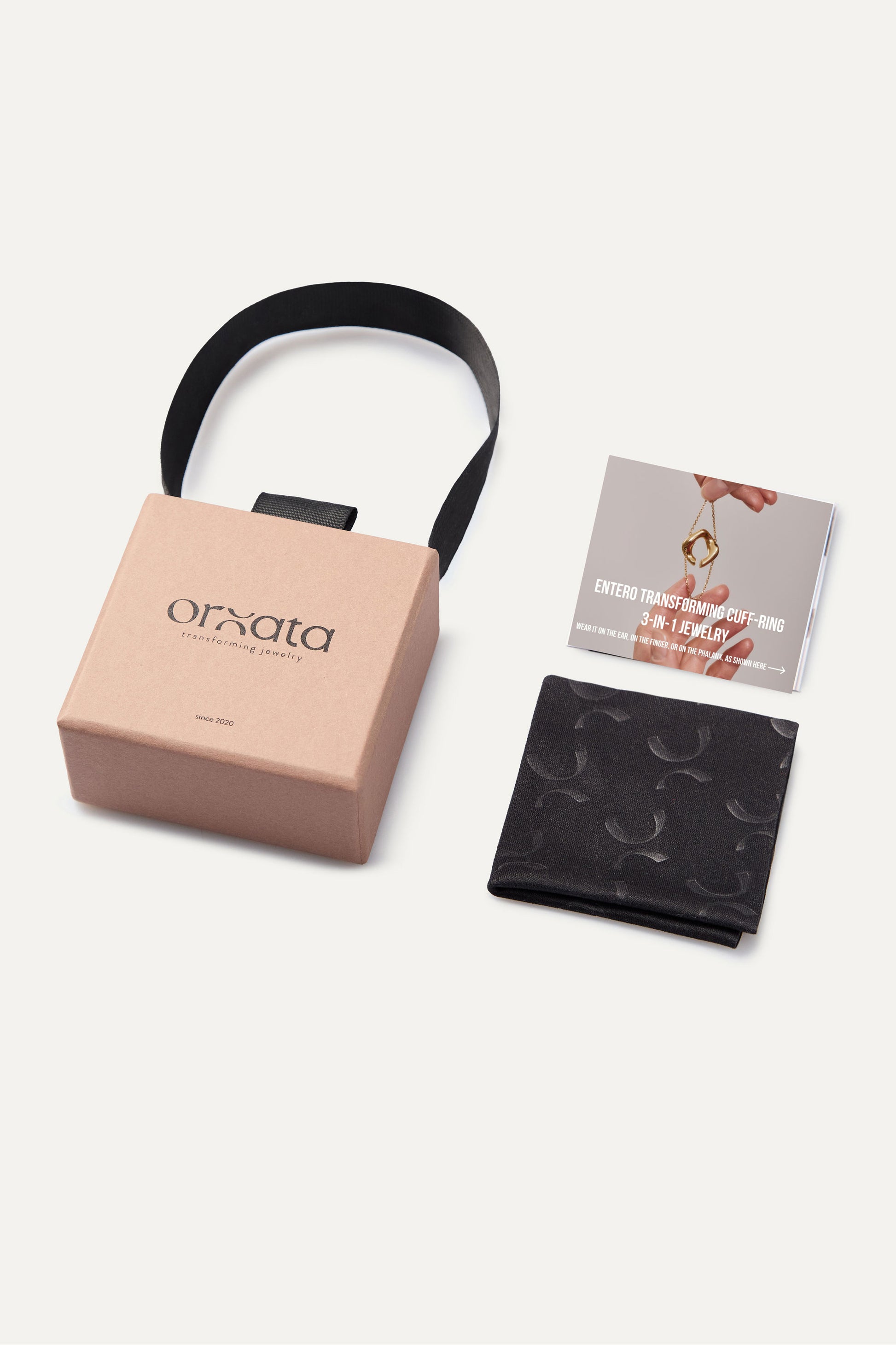 ENTERO 3-IN-1 CUFF-RING IN 14K GOLD