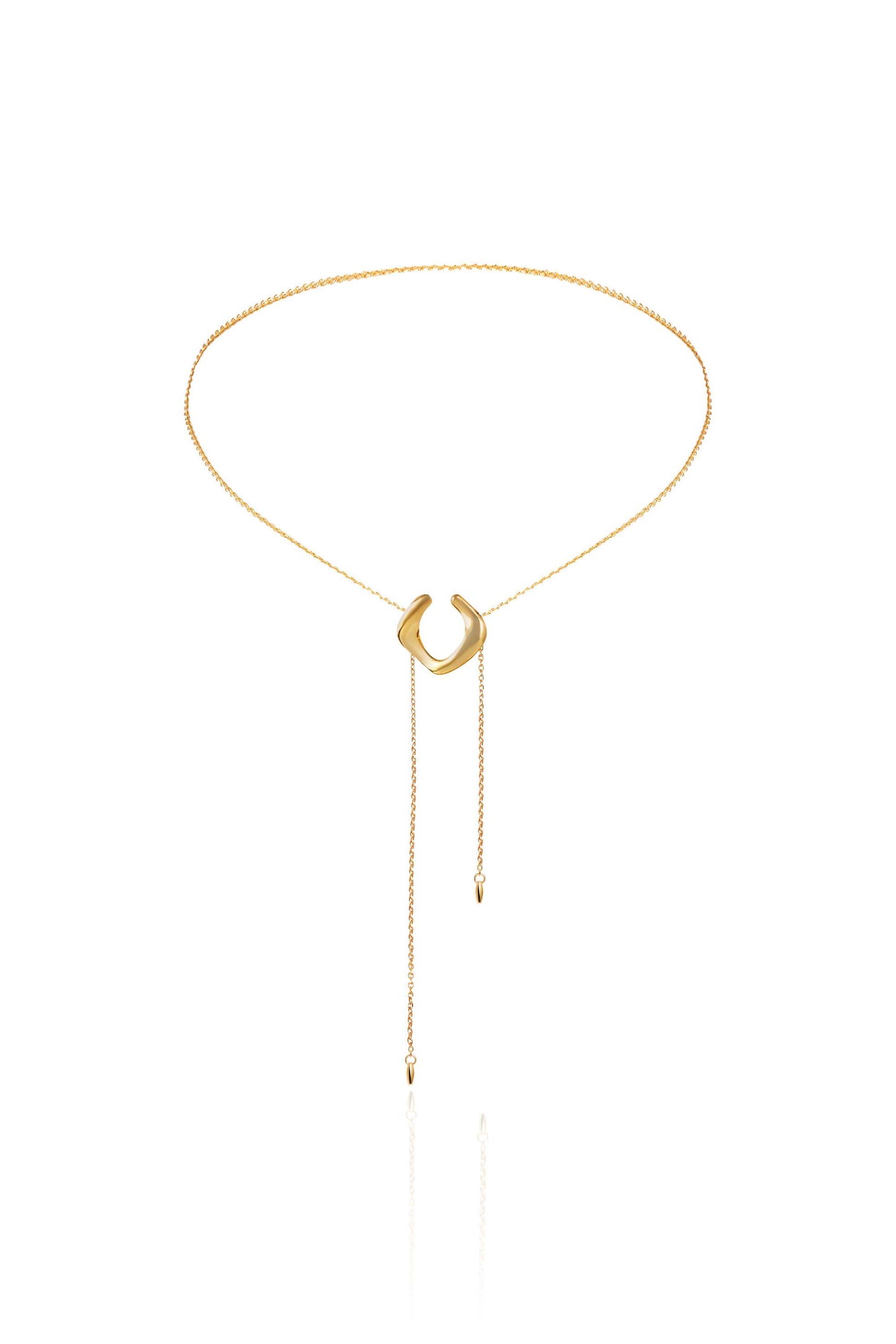 ENTERO 7-IN-1 CUFF-NECKLACE IN STERLING SILVER