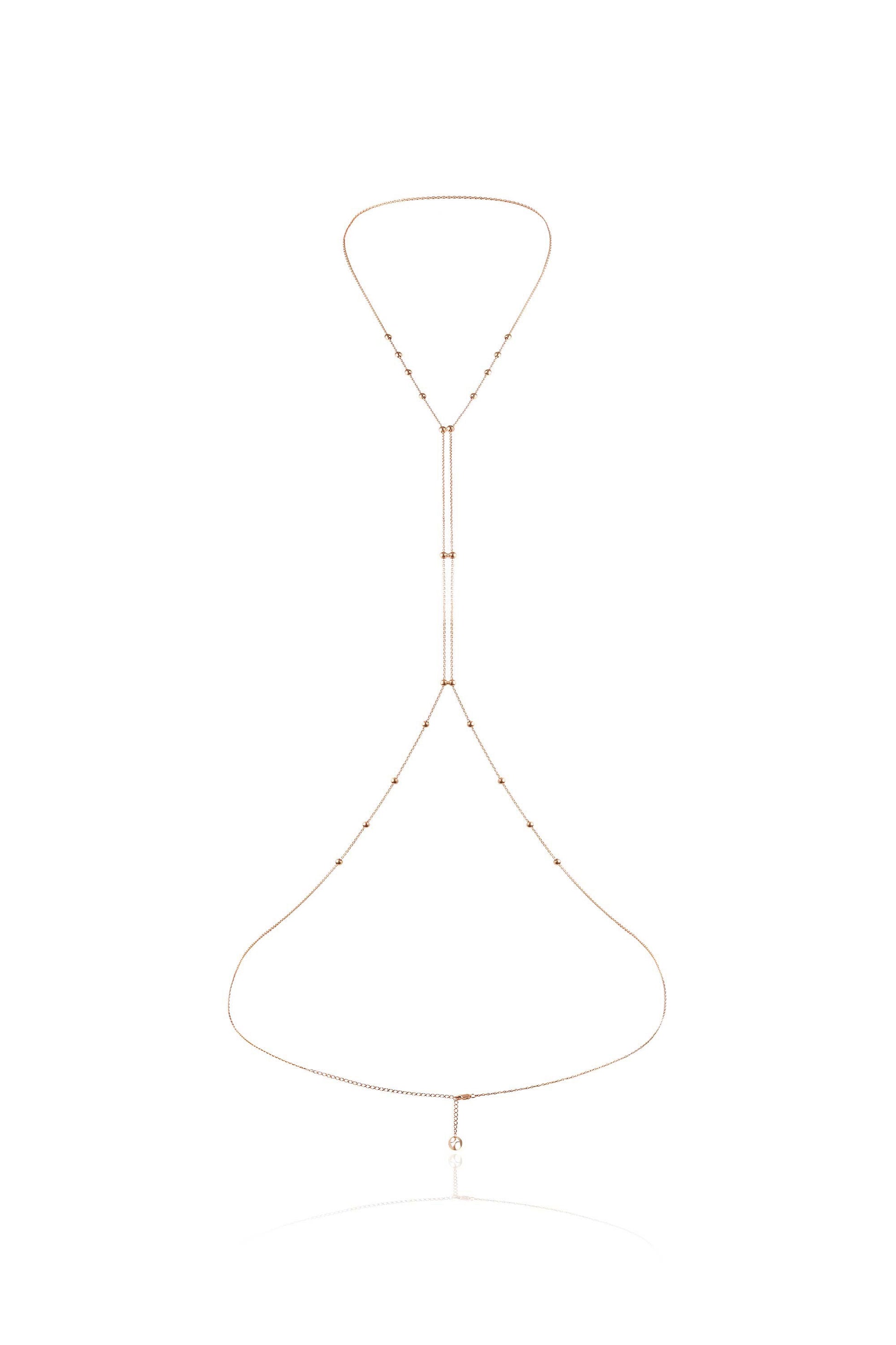 ESPACIO 5-IN-1 BODY CHAIN IN 14K GOLD