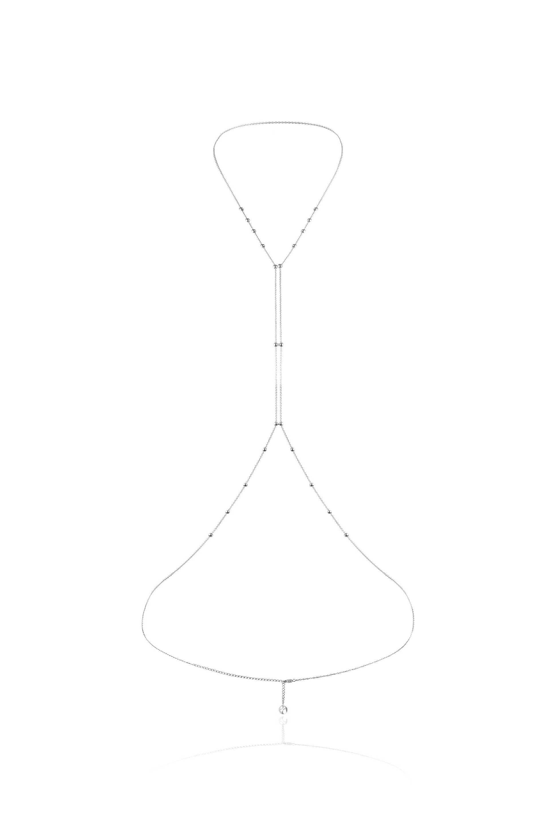 ESPACIO 5-IN-1 BODY CHAIN IN STERLING SILVER
