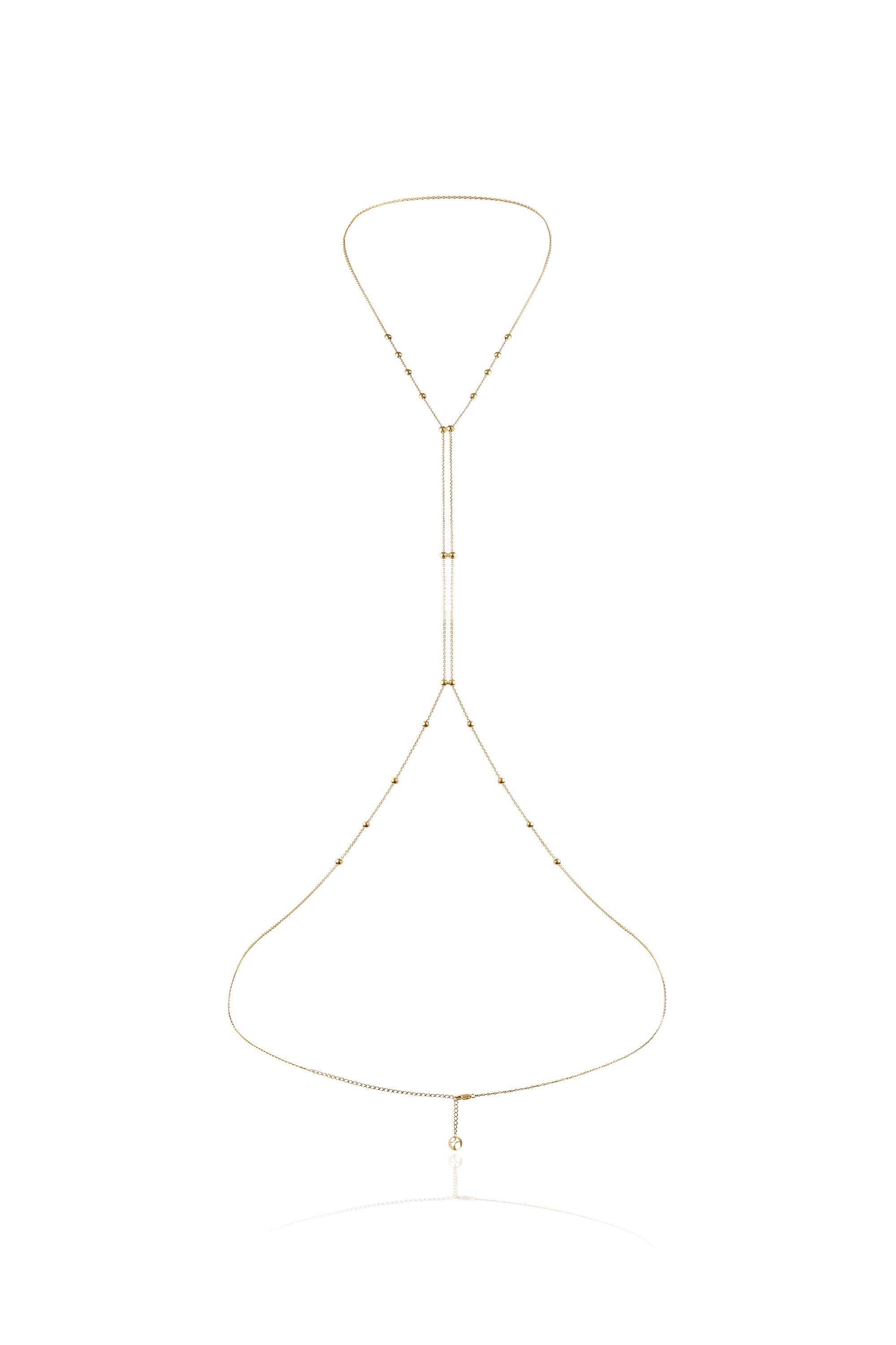 ESPACIO 5-IN-1 BODY CHAIN IN STERLING SILVER