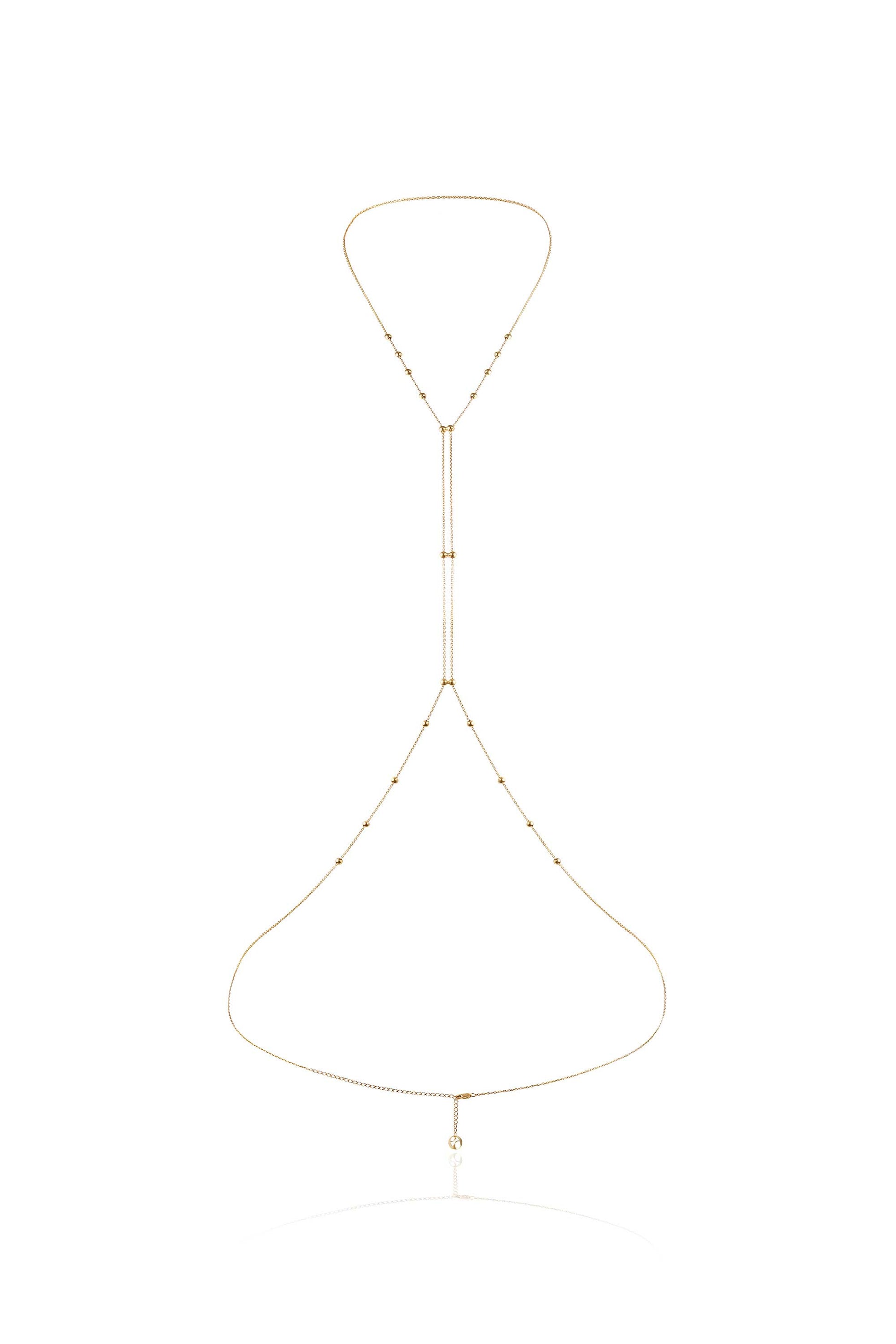 ESPACIO 5-IN-1 BODY CHAIN IN STERLING SILVER