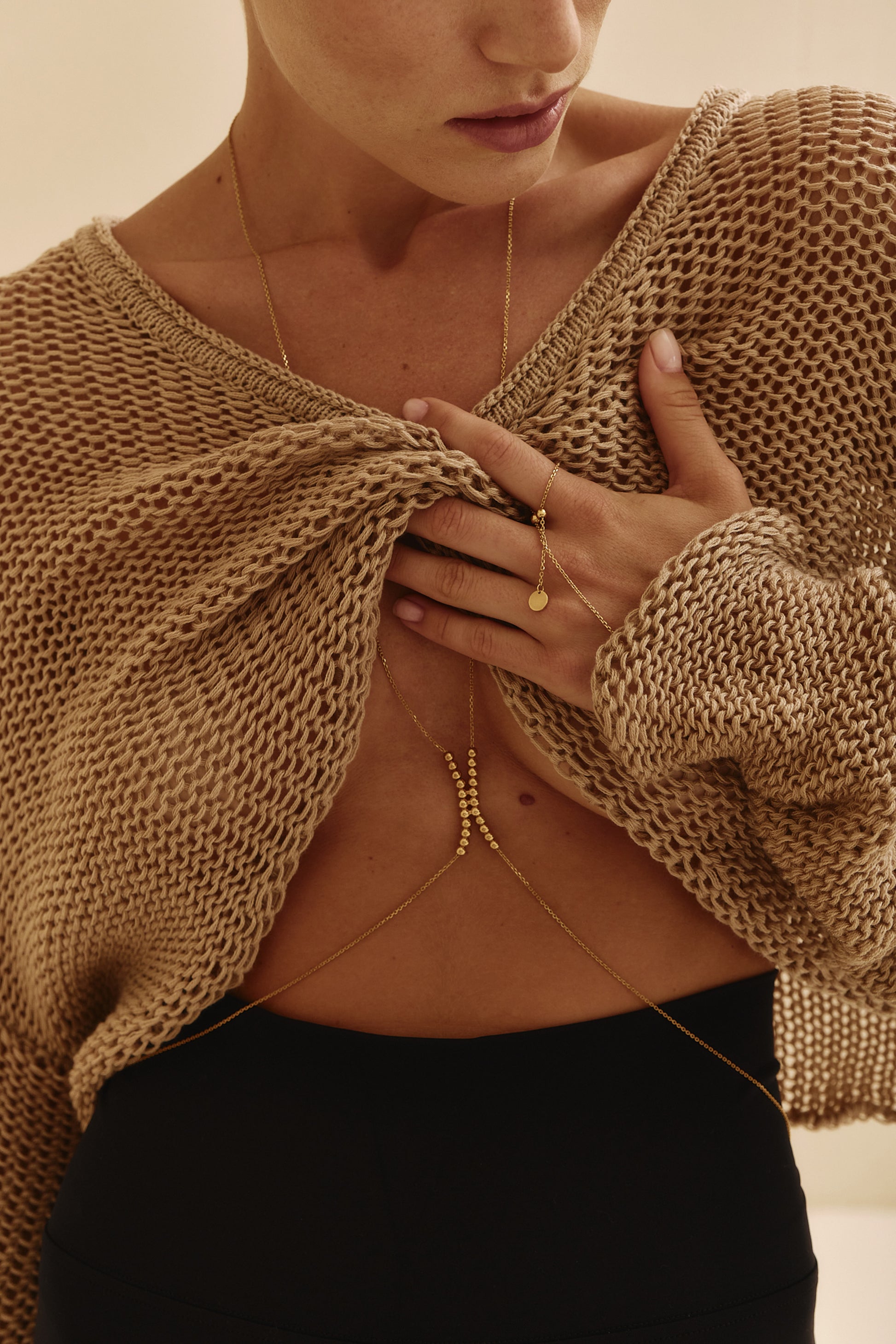 ESPACIO 5-IN-1 BODY CHAIN IN STERLING SILVER