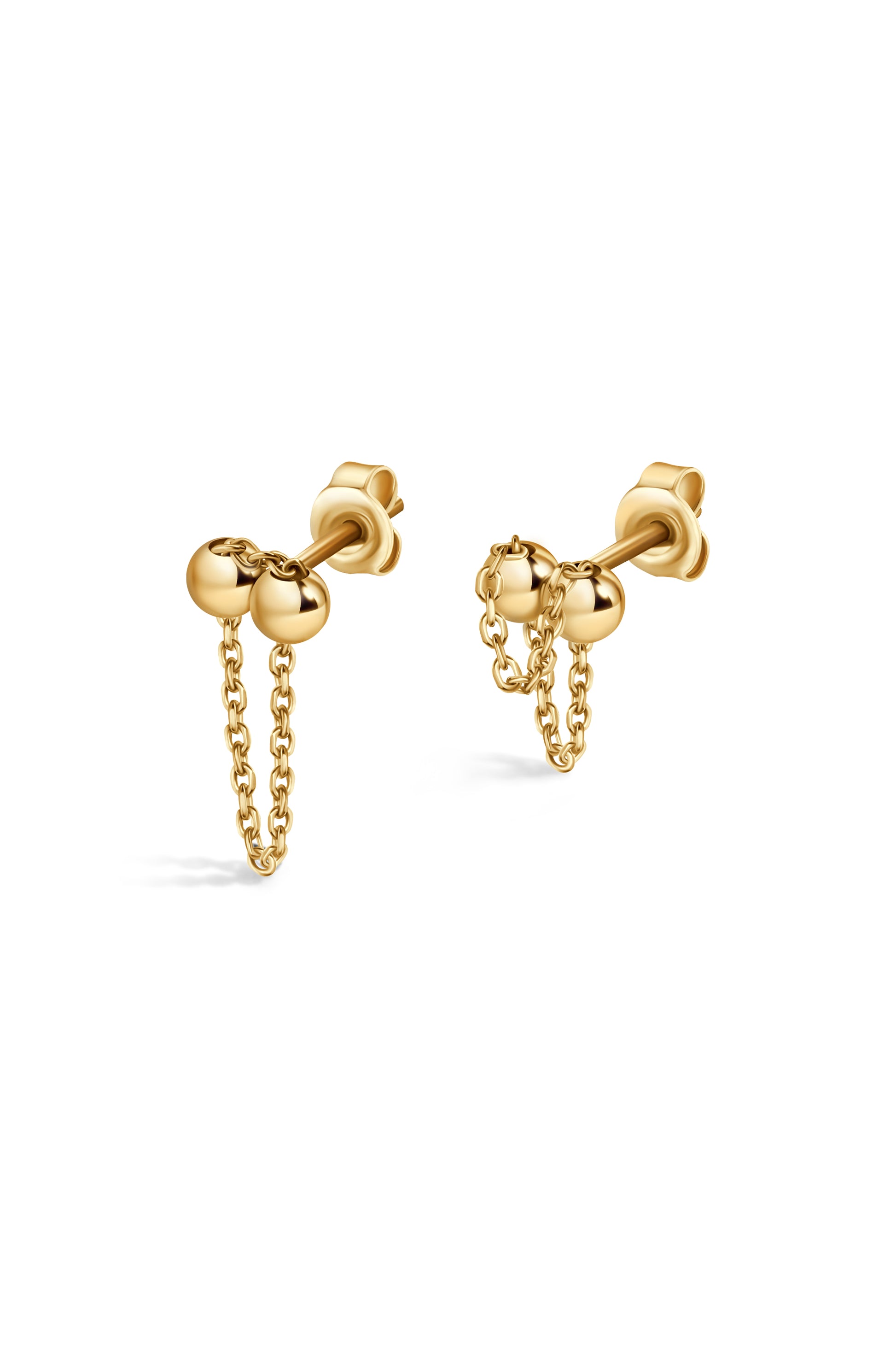 ESPACIO 2-IN-1 EARRINGS IN 14K GOLD