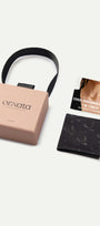 Orxata jewelry box with Espacio Necklace