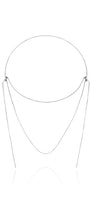 Silver Forma 7-in-1 necklace on a white background