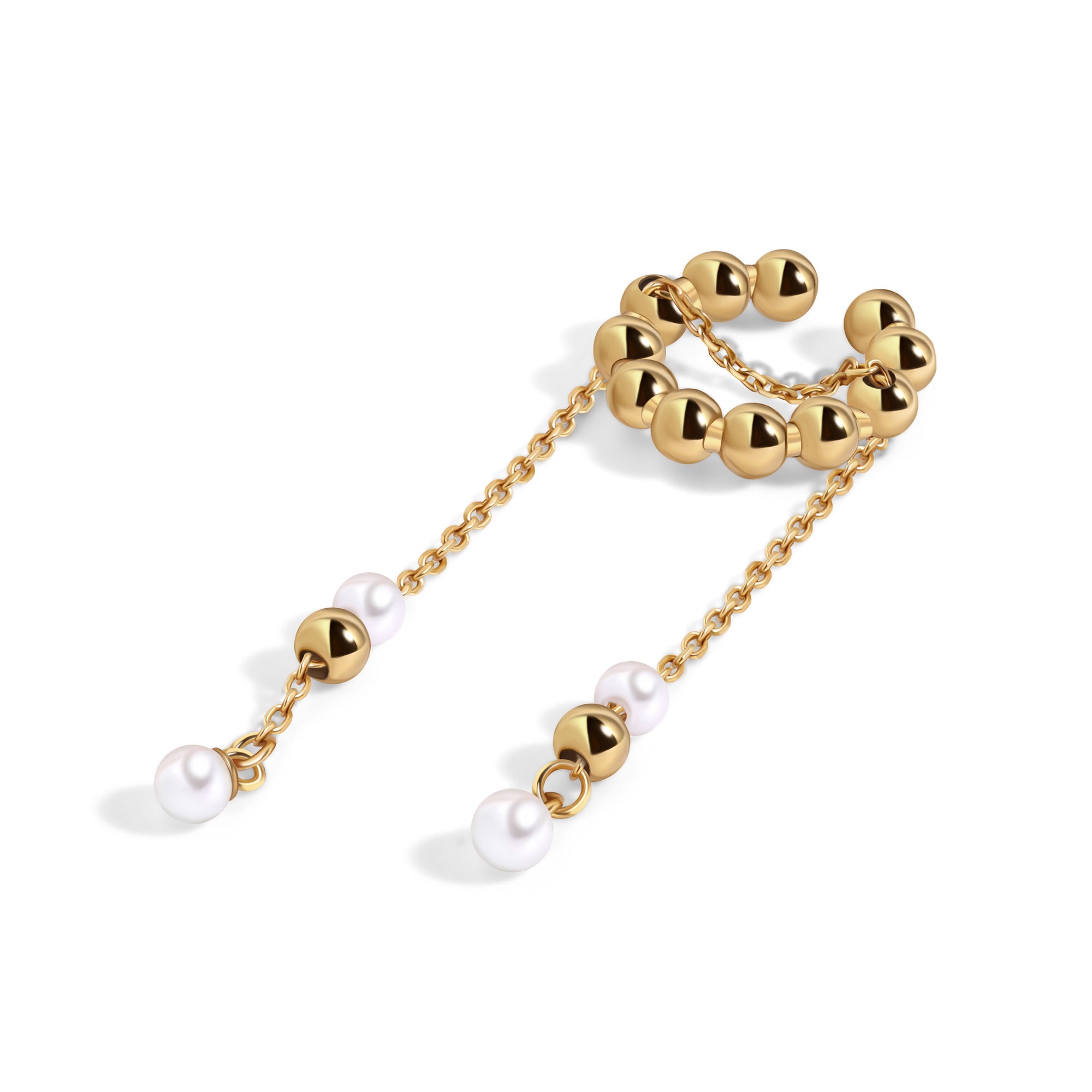 HIDE & SEEK 5-IN-1 CUFF-RING IN 14K GOLD