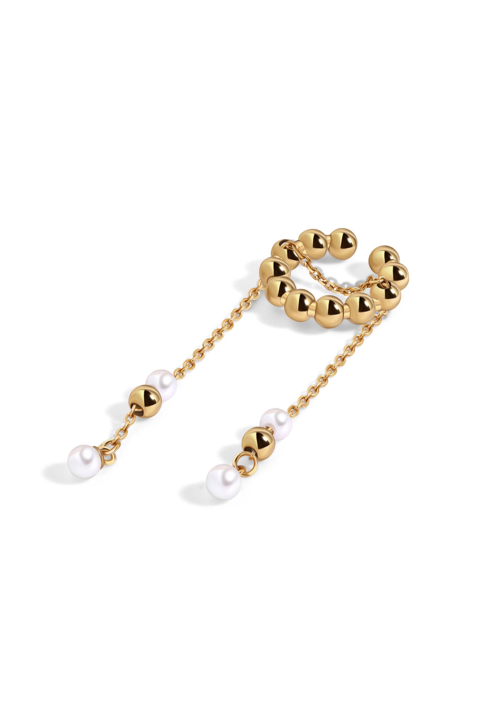 HIDE & SEEK 5-IN-1 CUFF-RING IN 14K GOLD