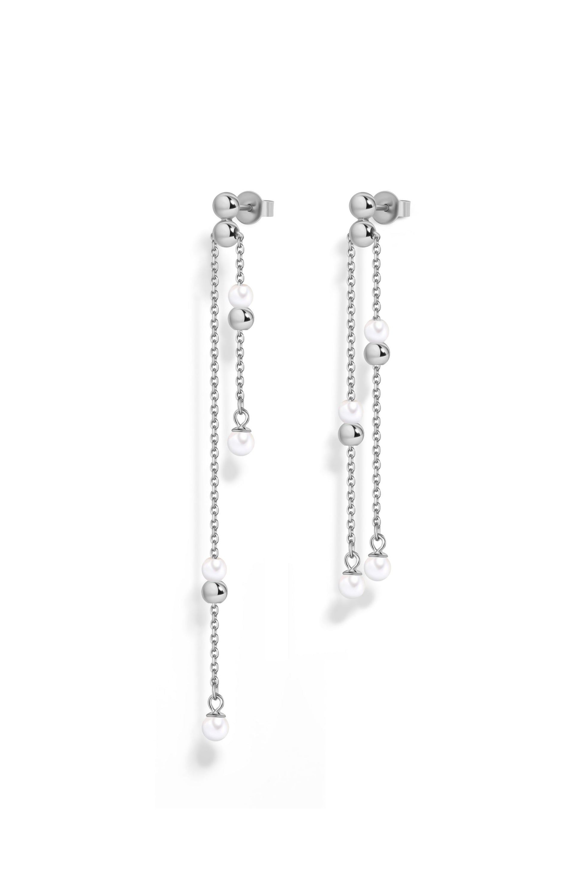 HIDE & SEEK 3-IN-1 LONG EARRINGS IN 14K GOLD