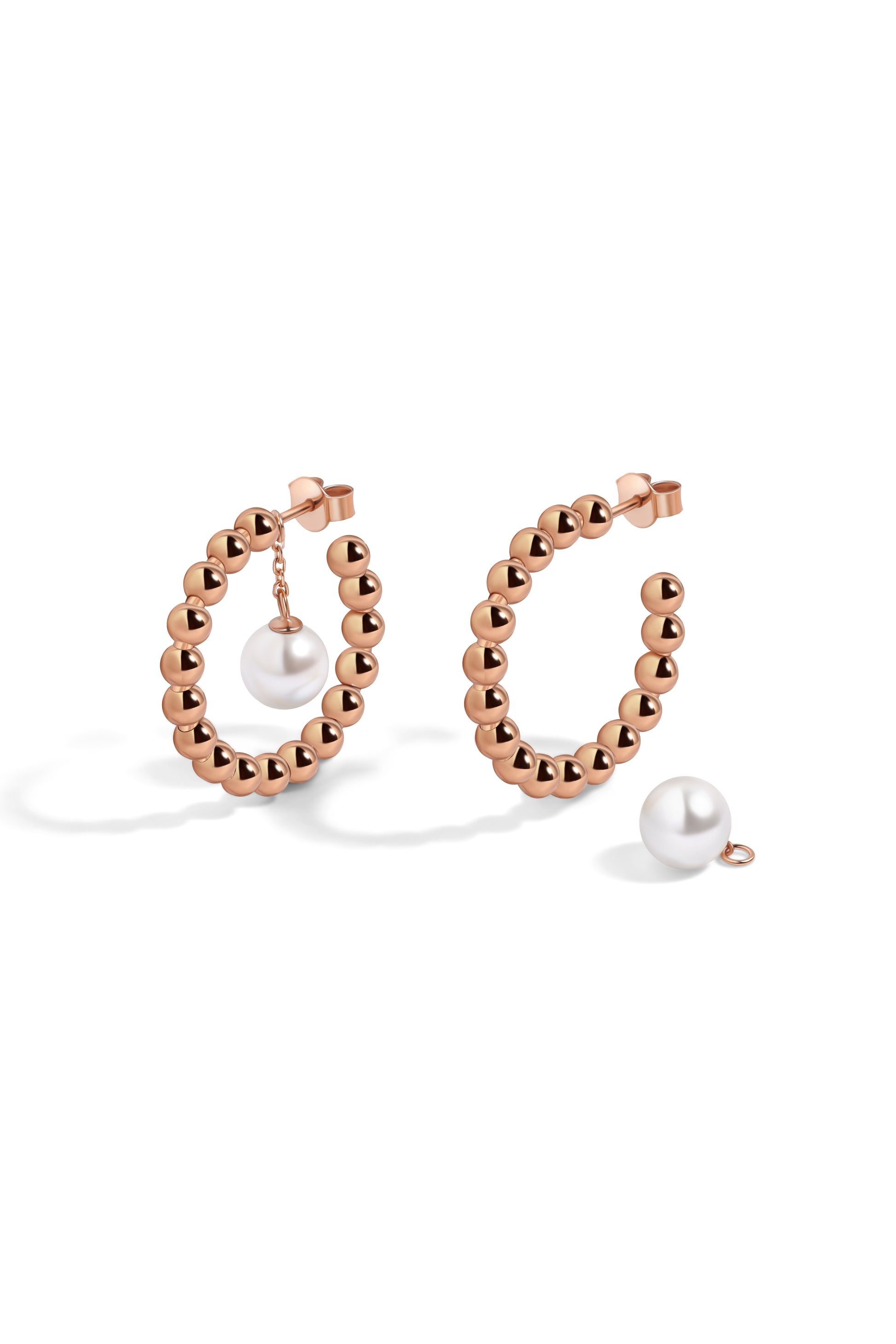 HIDE & SEEK 3-IN-1 HOOP EARRINGS IN 14K GOLD