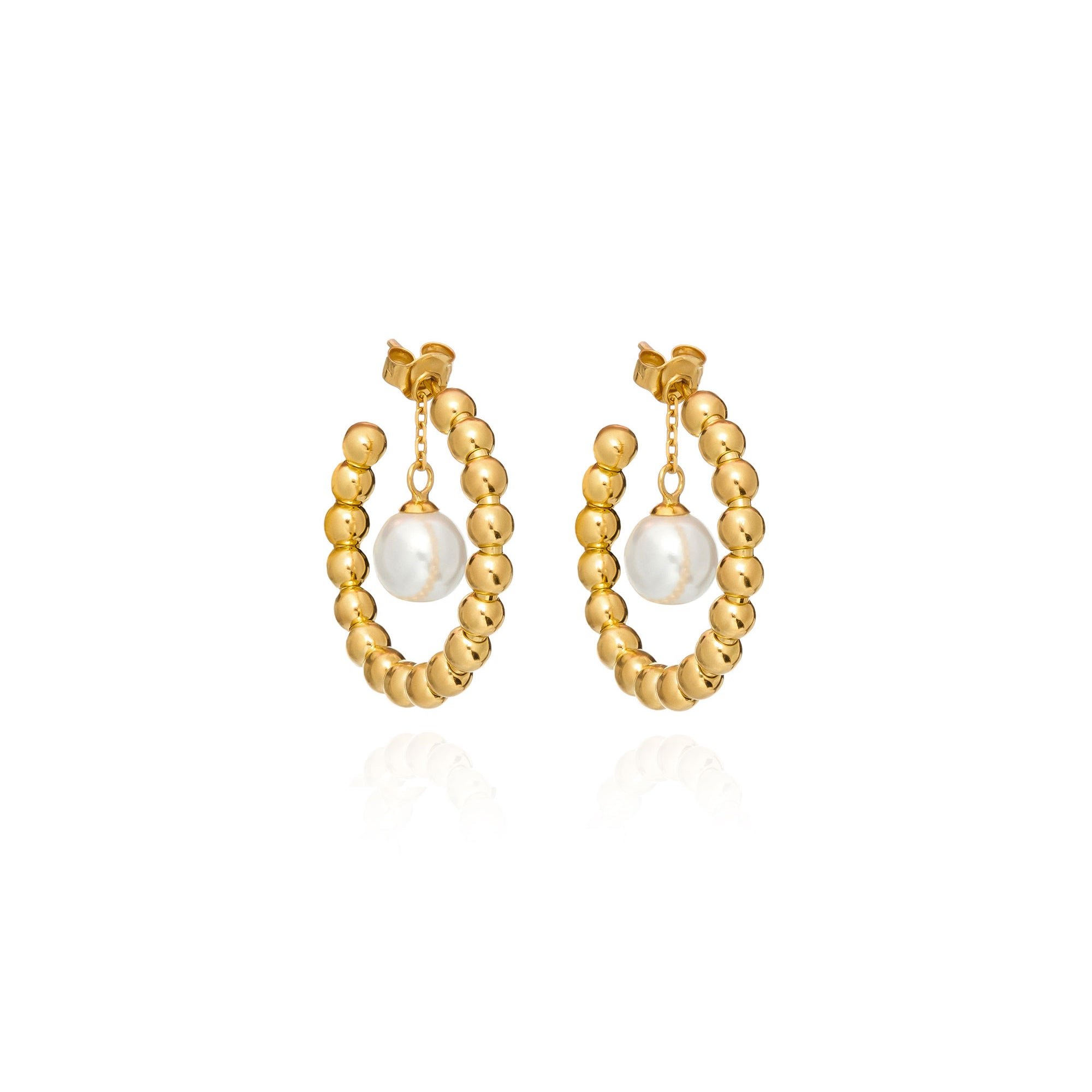 HIDE & SEEK 3-IN-1 HOOP EARRINGS IN STERLING SILVER