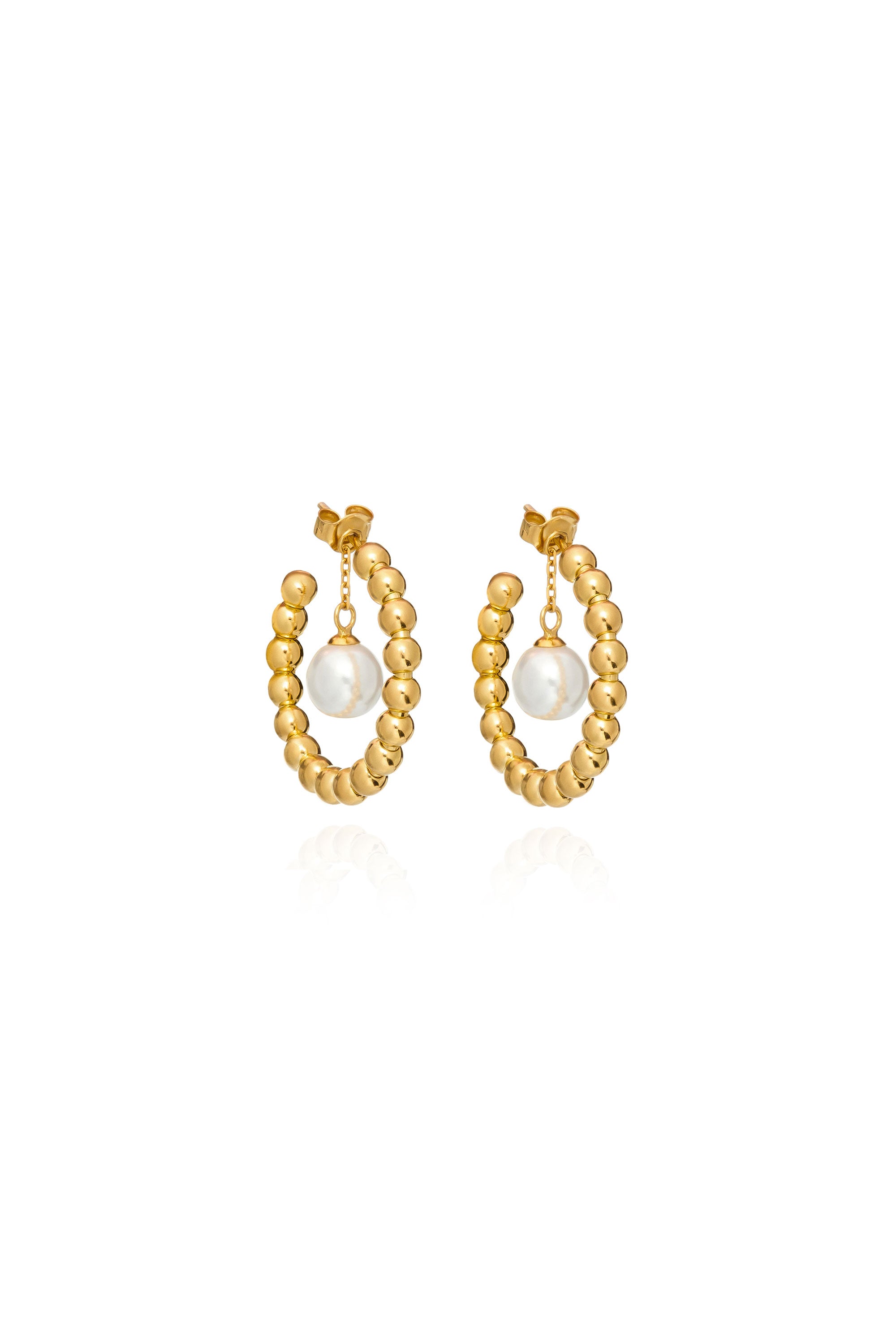 HIDE & SEEK 3-IN-1 HOOP EARRINGS IN STERLING SILVER