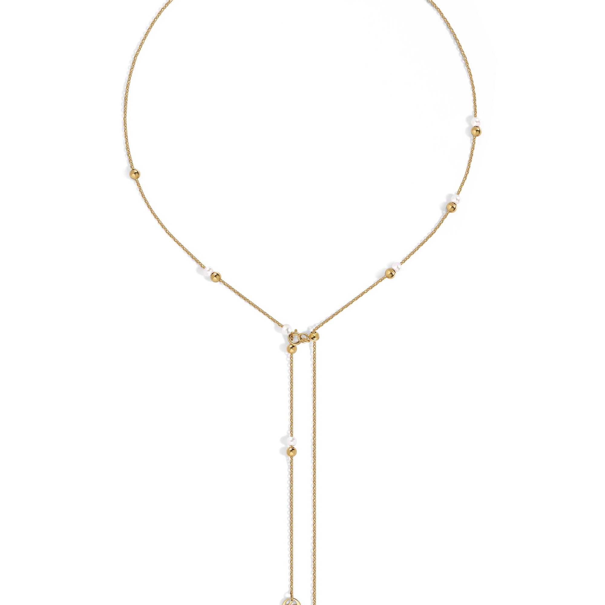 HIDE & SEEK 10-IN-1 NECKLACE IN 14K GOLD