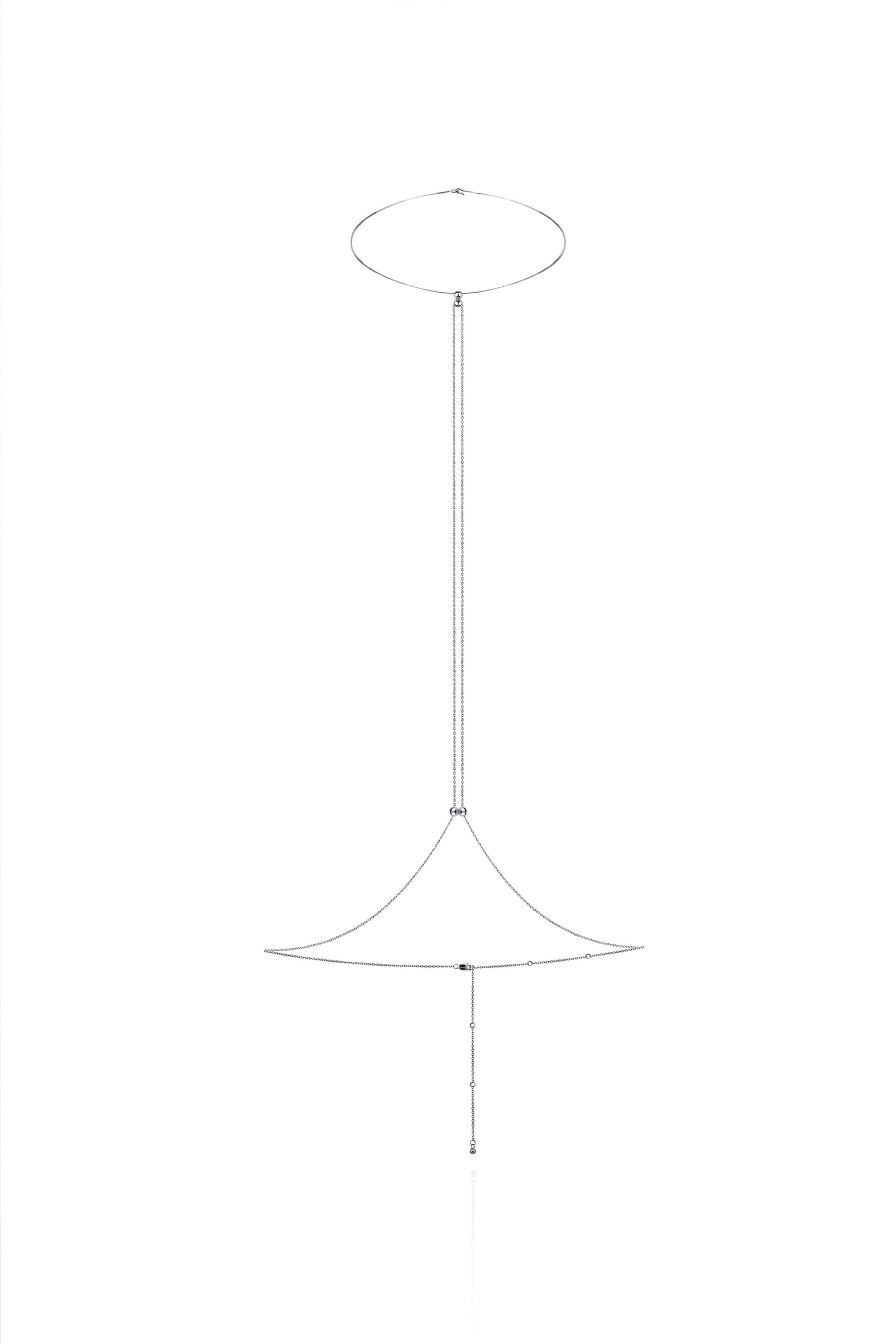 LUZ 3-IN-1 BODY CHAIN IN STERLING SILVER